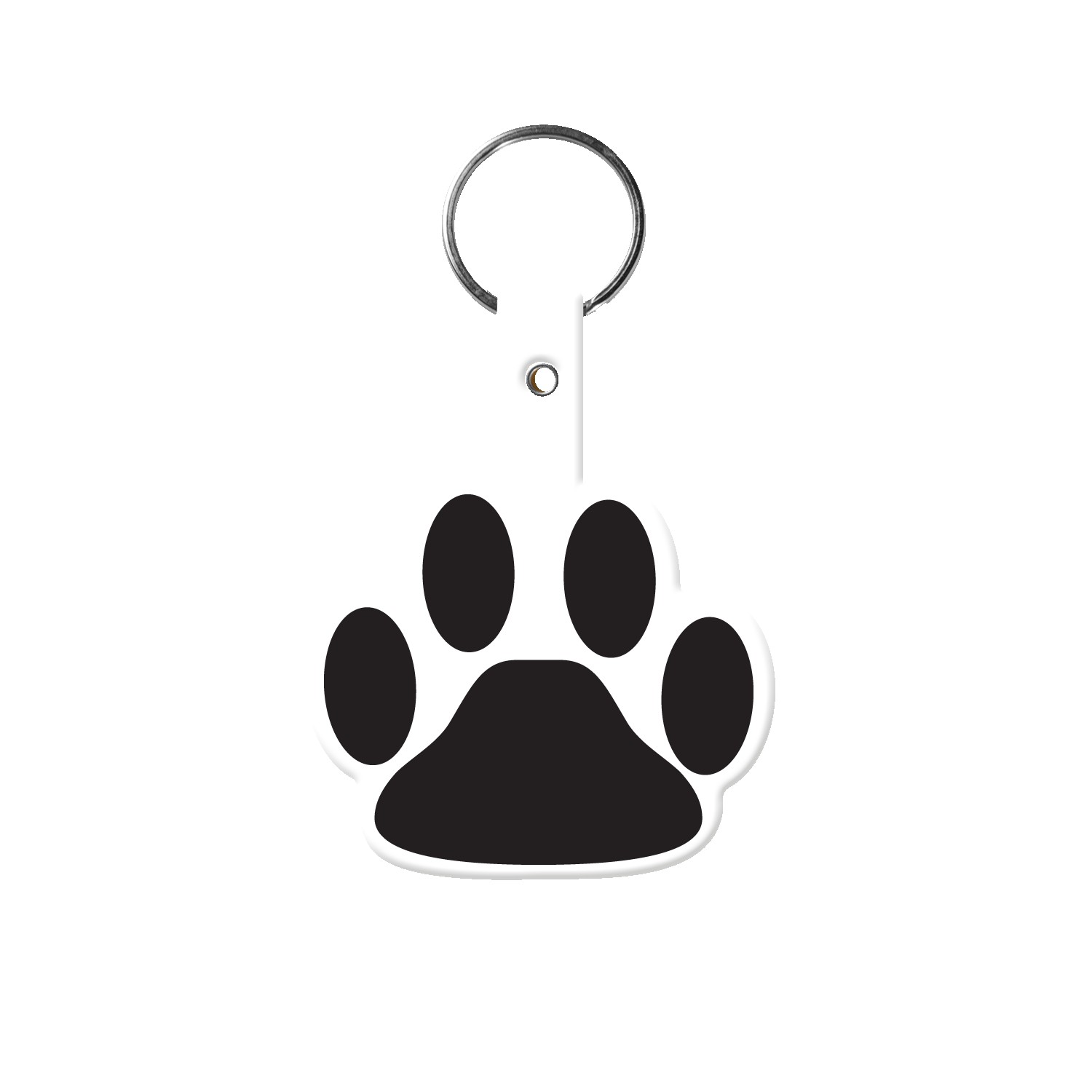 Picture of Paw Shaped Flexible Key Tag