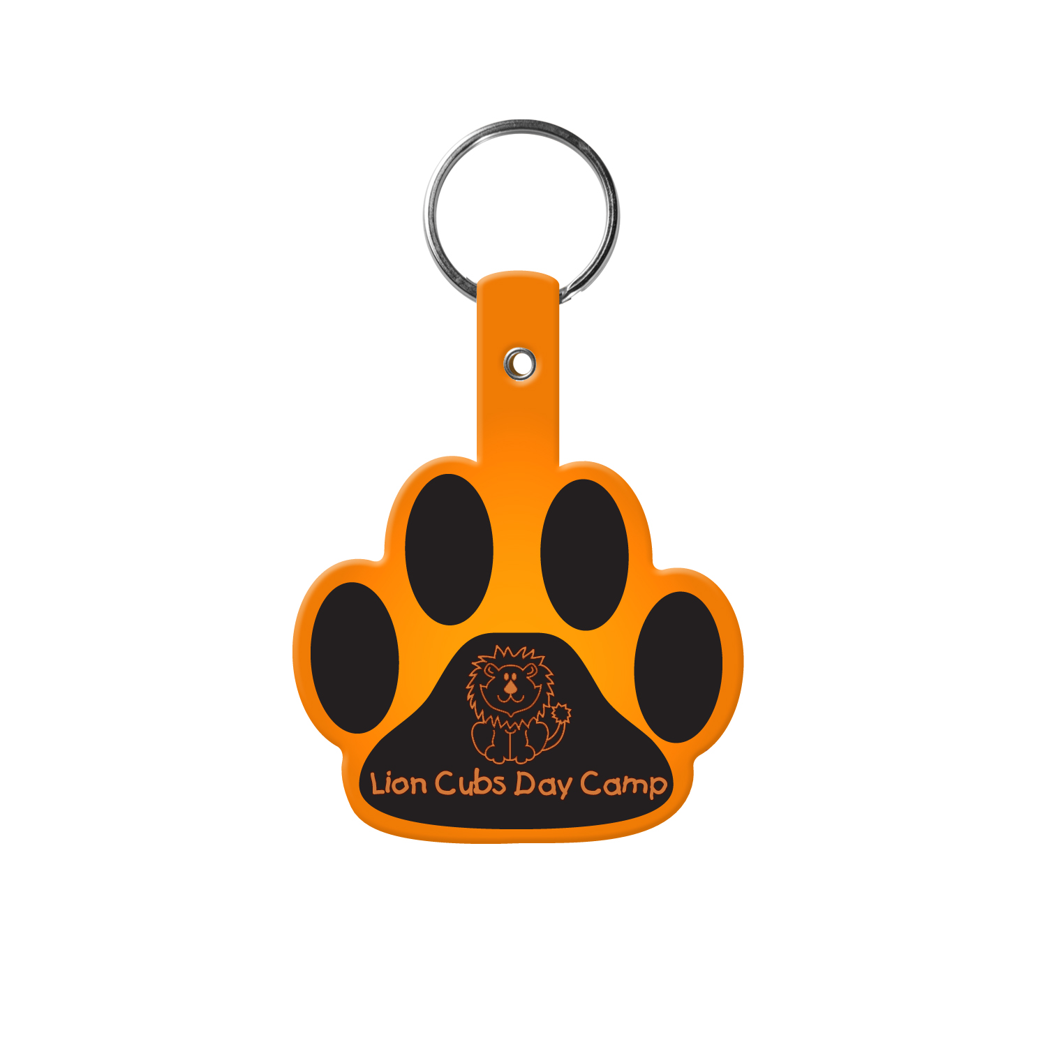 Picture of Paw Shaped Flexible Key Tag