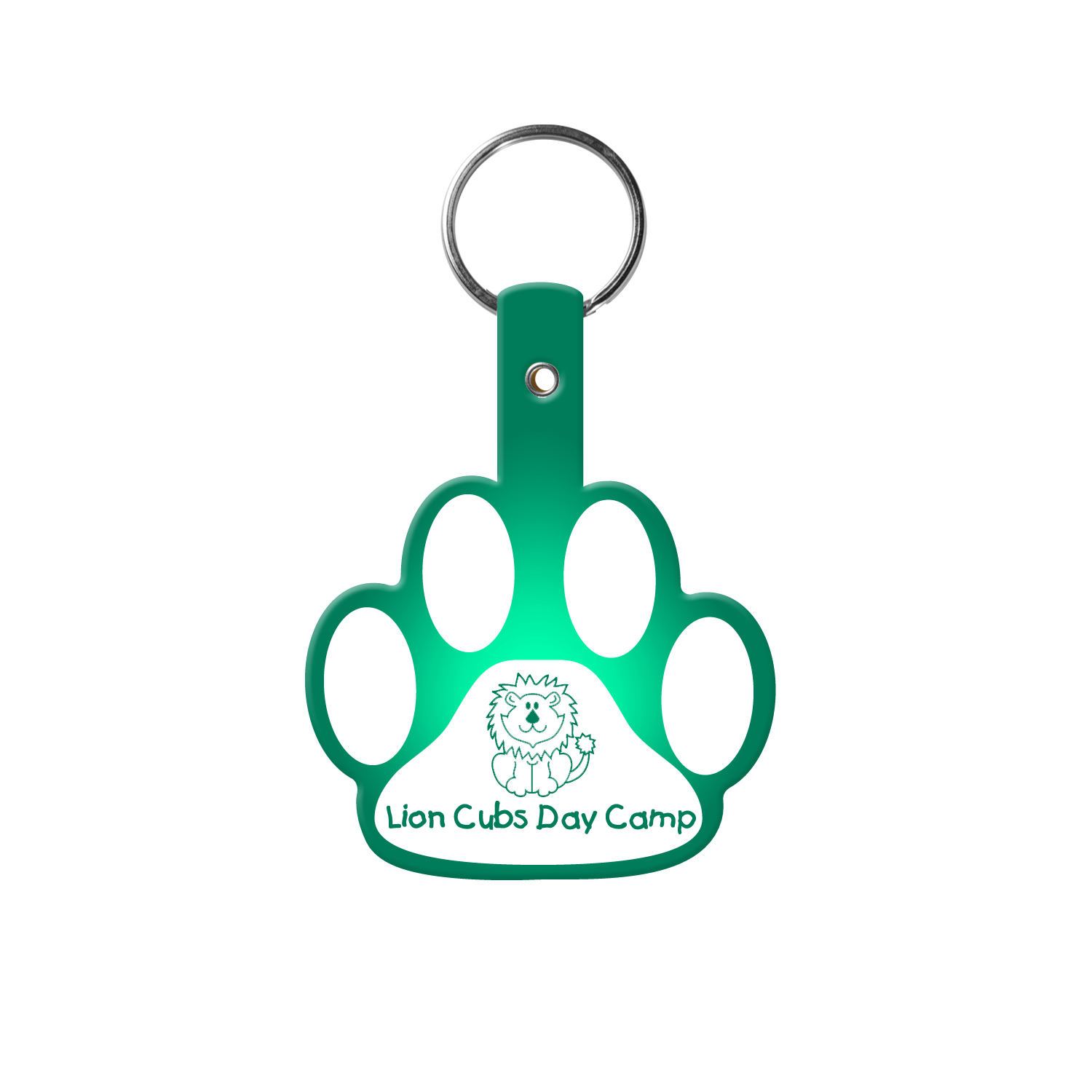 Picture of Paw Shaped Flexible Key Tag