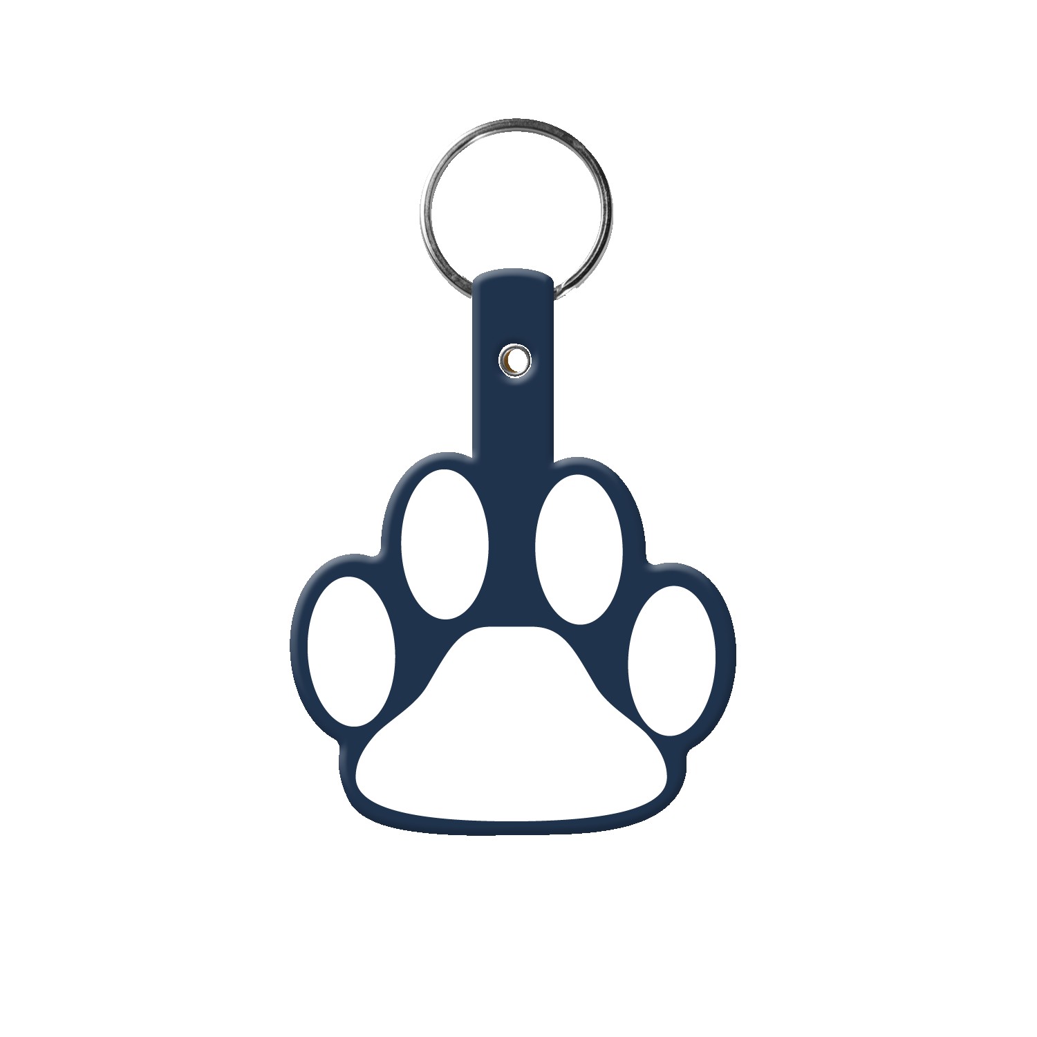 Picture of Paw Shaped Flexible Key Tag