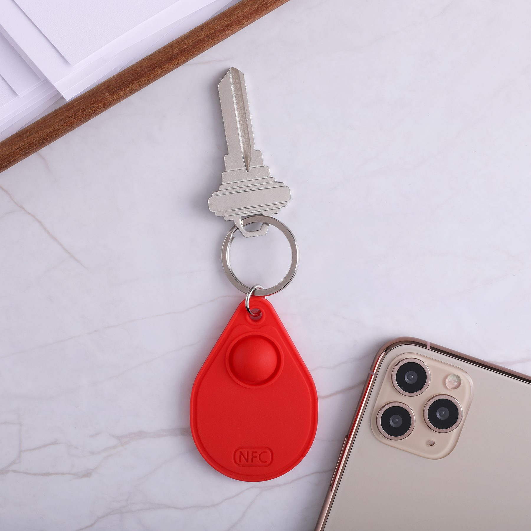 Picture of Silicone Pop-it™ NFC Keytag