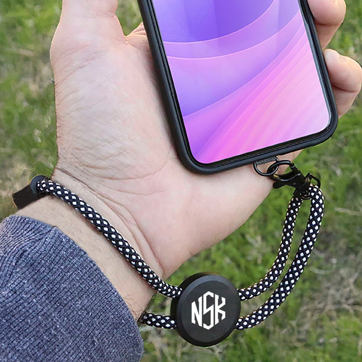Picture of Phone Holder Wristlet w/Recycled RPET Cord