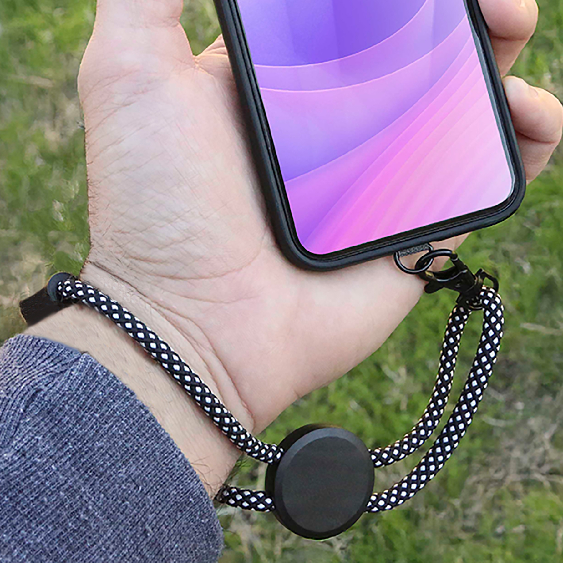 Picture of Phone Holder Wristlet w/Recycled RPET Cord