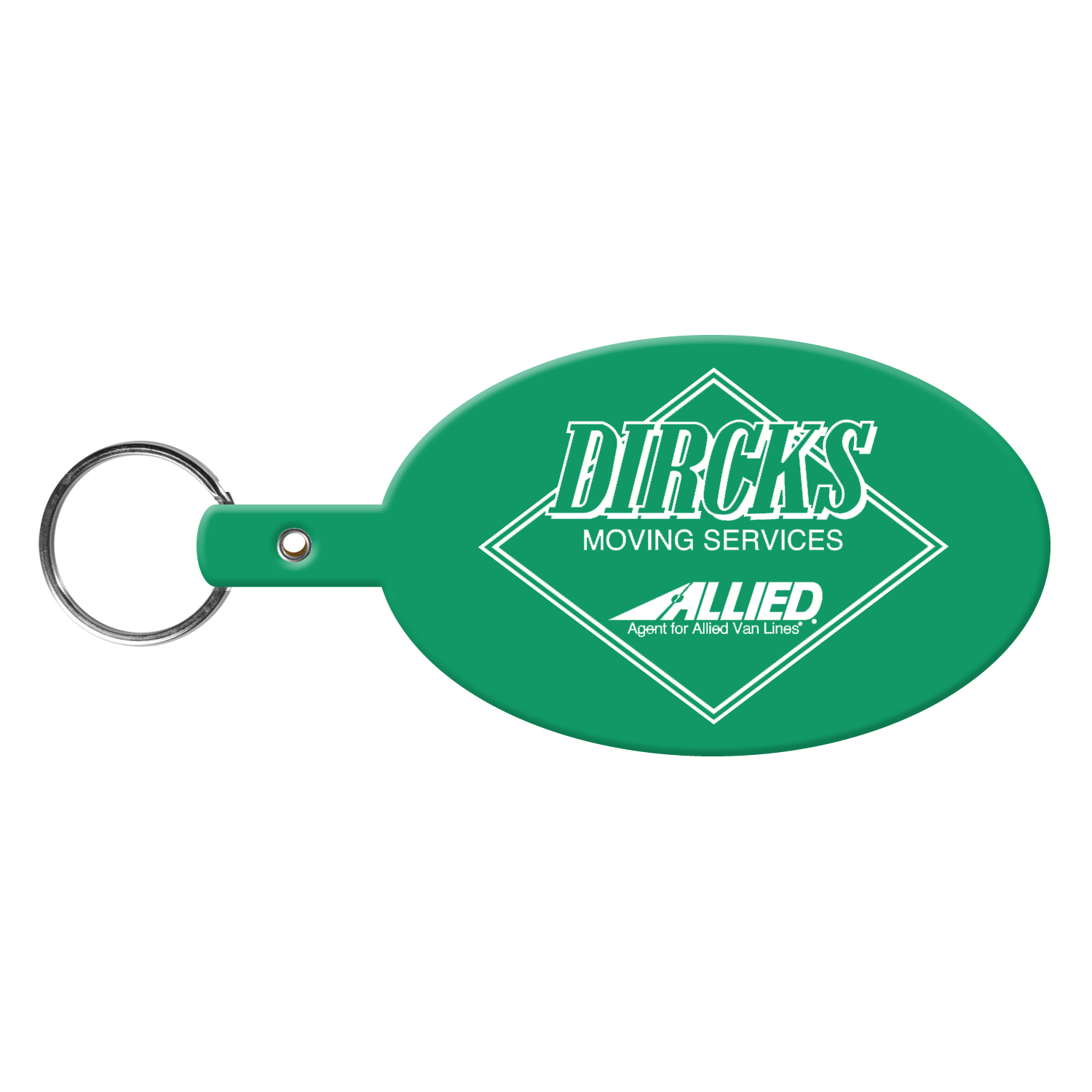 Picture of Large Oval Shaped Flexible Key Tag