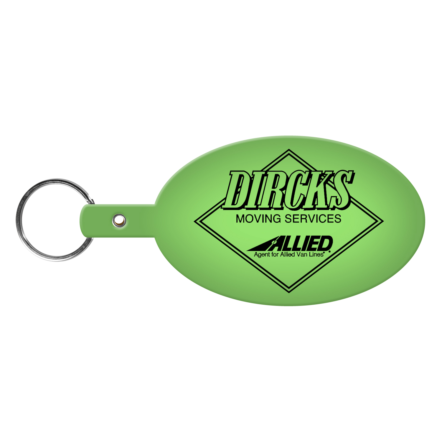 Picture of Large Oval Shaped Flexible Key Tag
