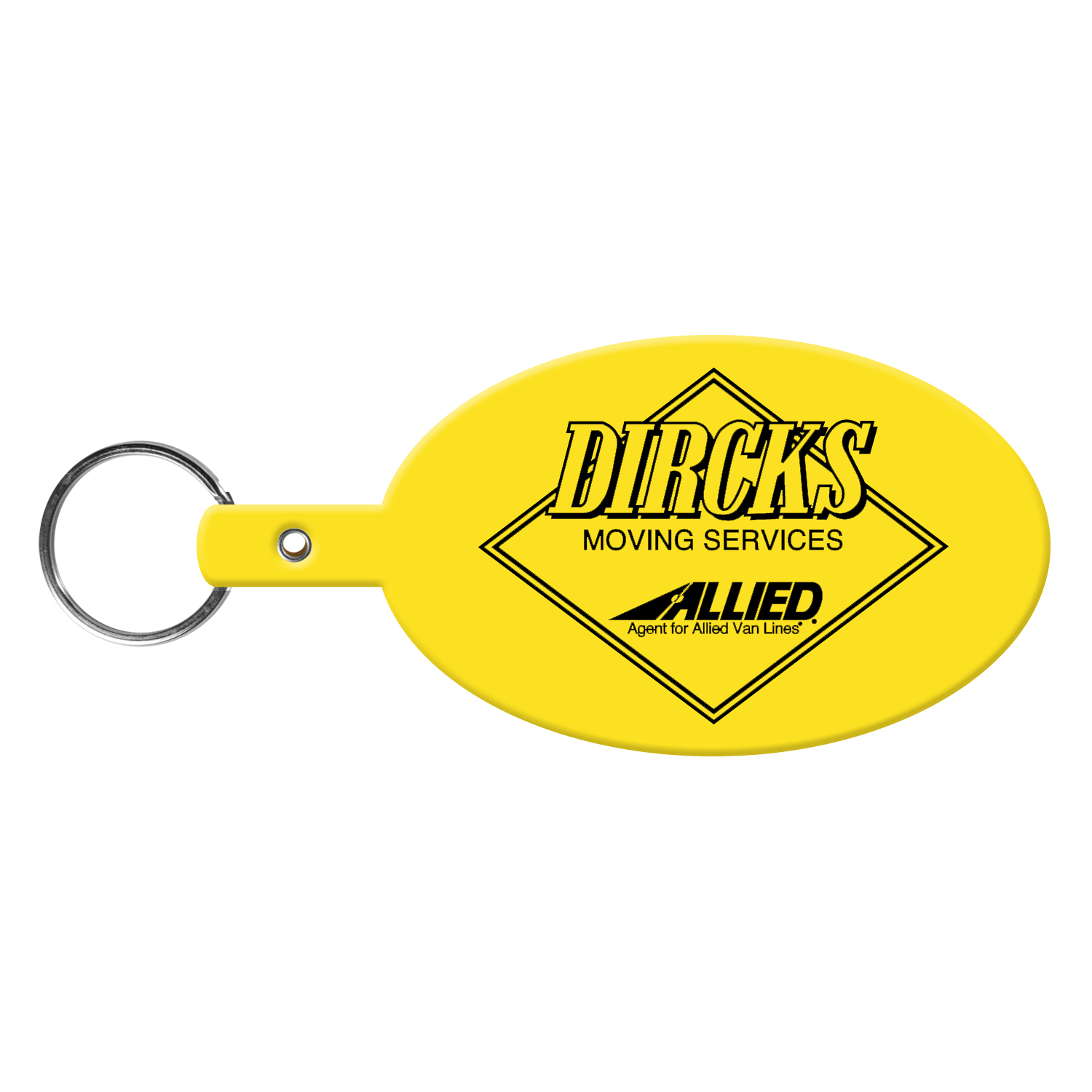Picture of Large Oval Shaped Flexible Key Tag