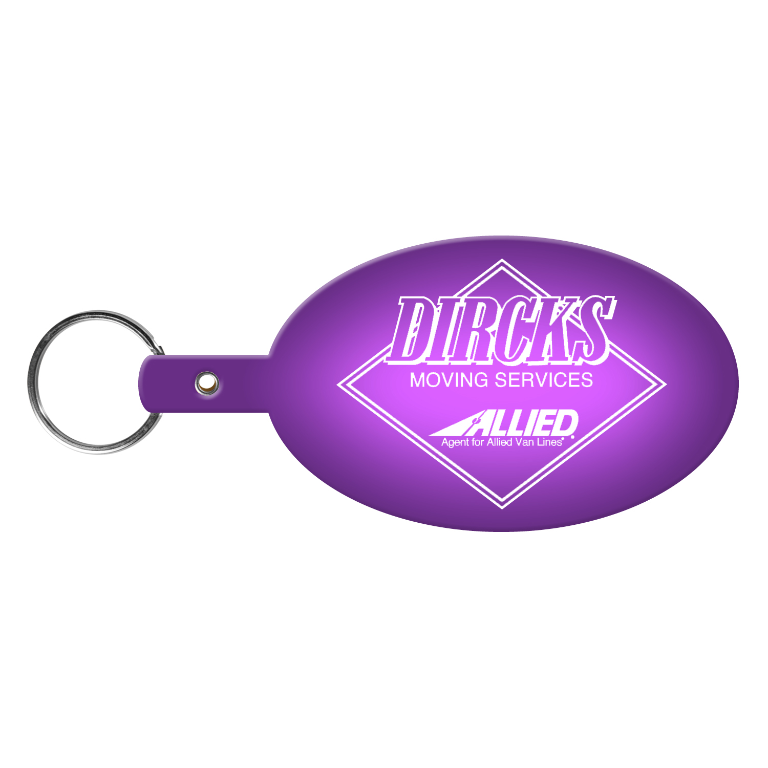 Picture of Large Oval Shaped Flexible Key Tag
