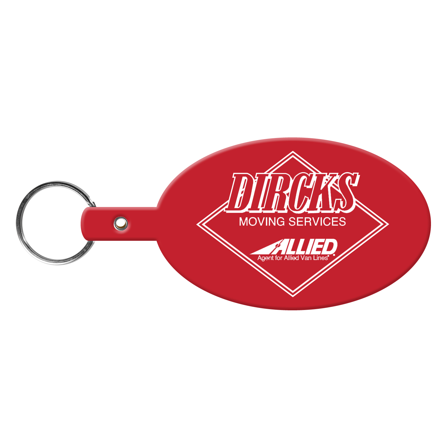Picture of Large Oval Shaped Flexible Key Tag