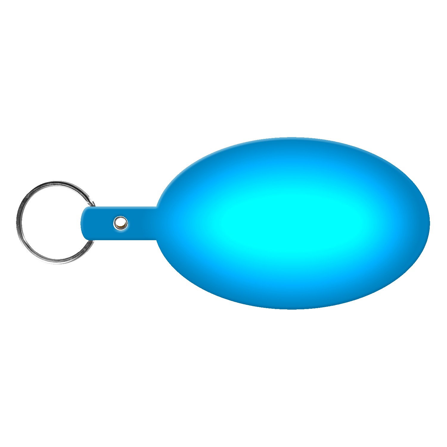 Picture of Large Oval Shaped Flexible Key Tag