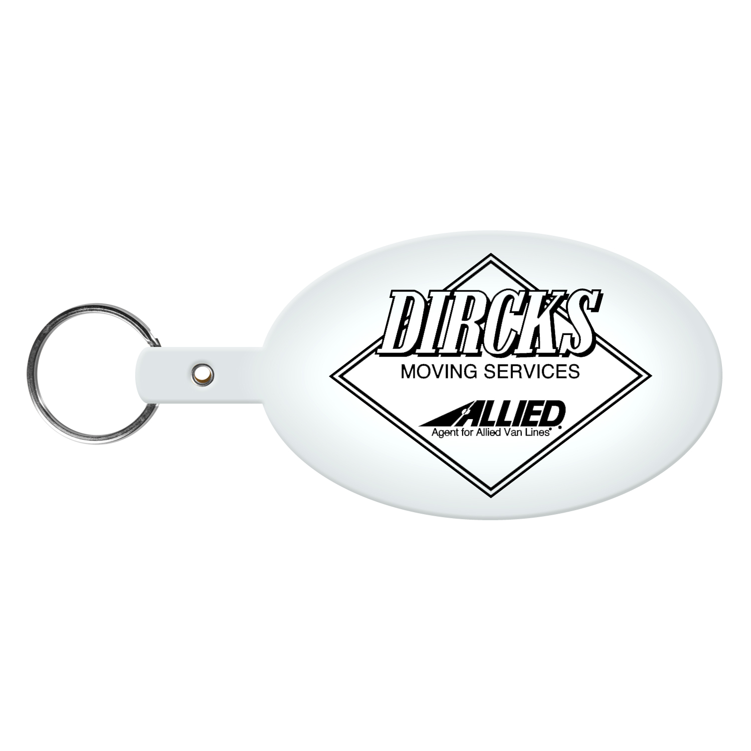 Picture of Large Oval Shaped Flexible Key Tag
