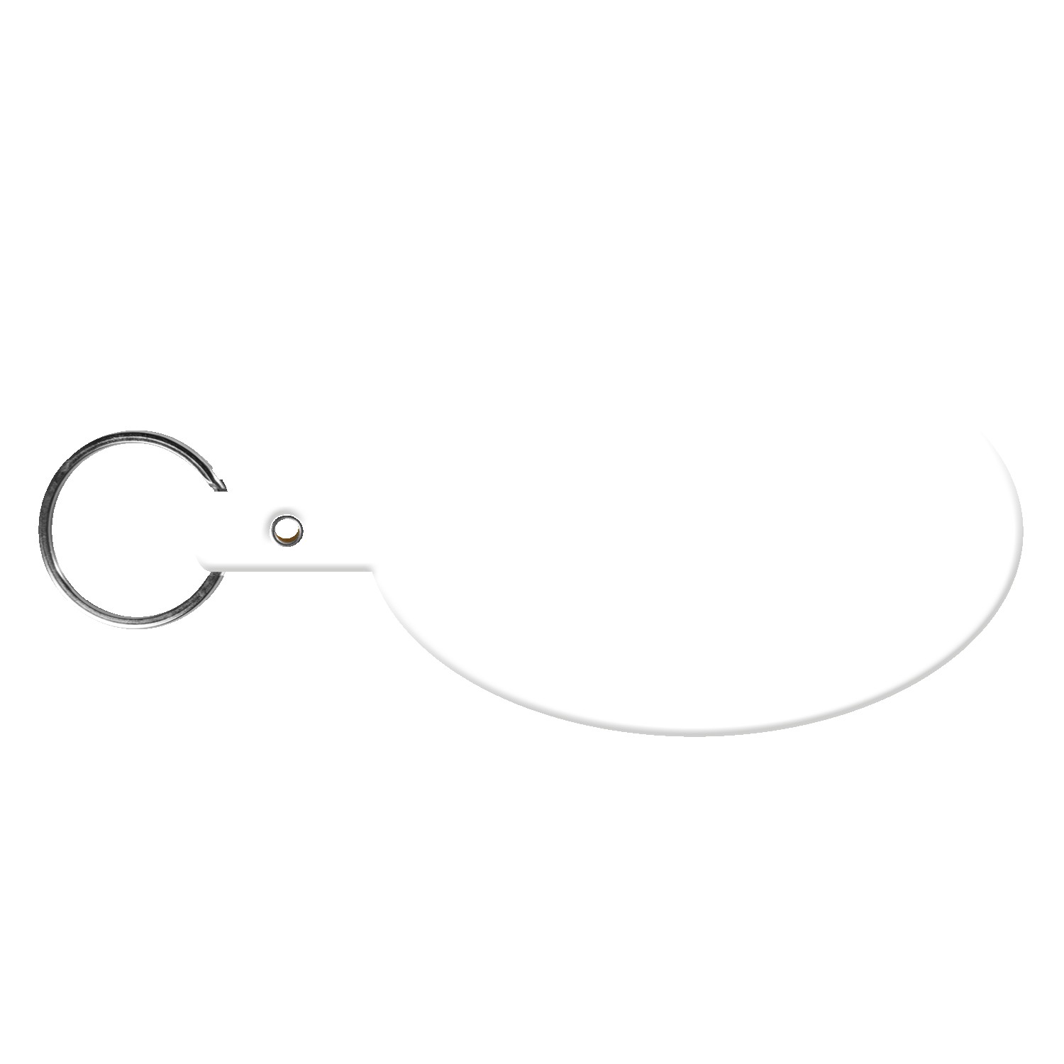 Picture of Large Oval Shaped Flexible Key Tag