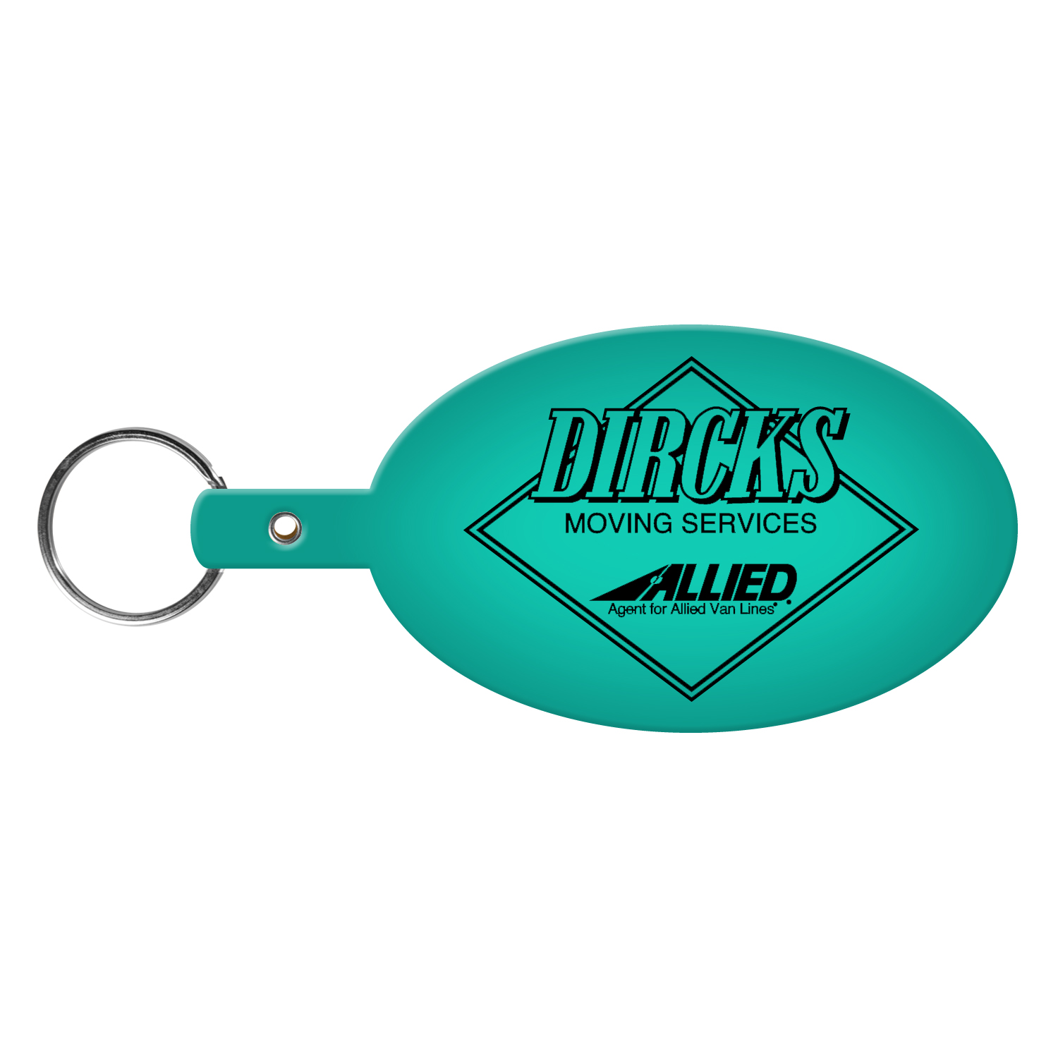 Picture of Large Oval Shaped Flexible Key Tag