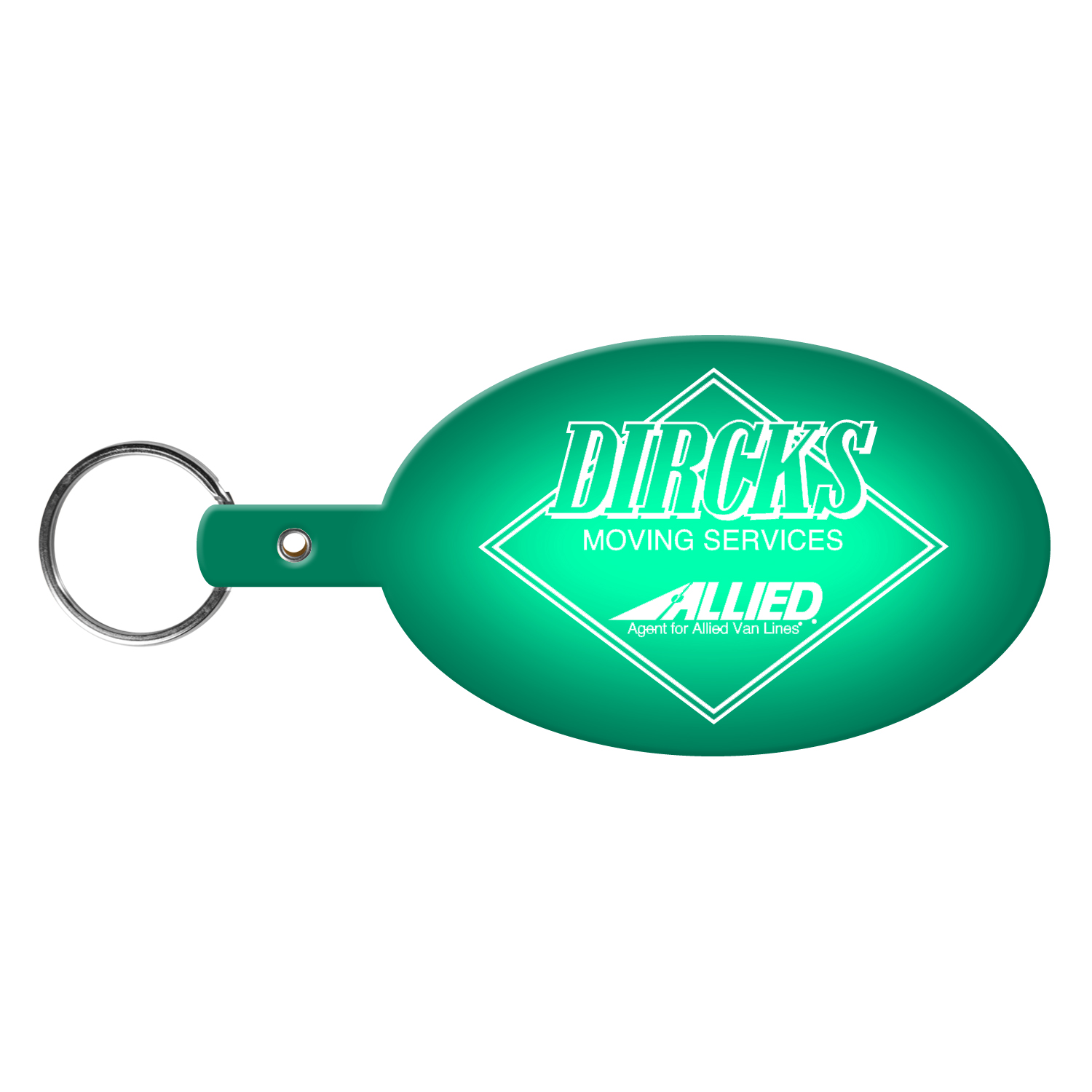 Picture of Large Oval Shaped Flexible Key Tag
