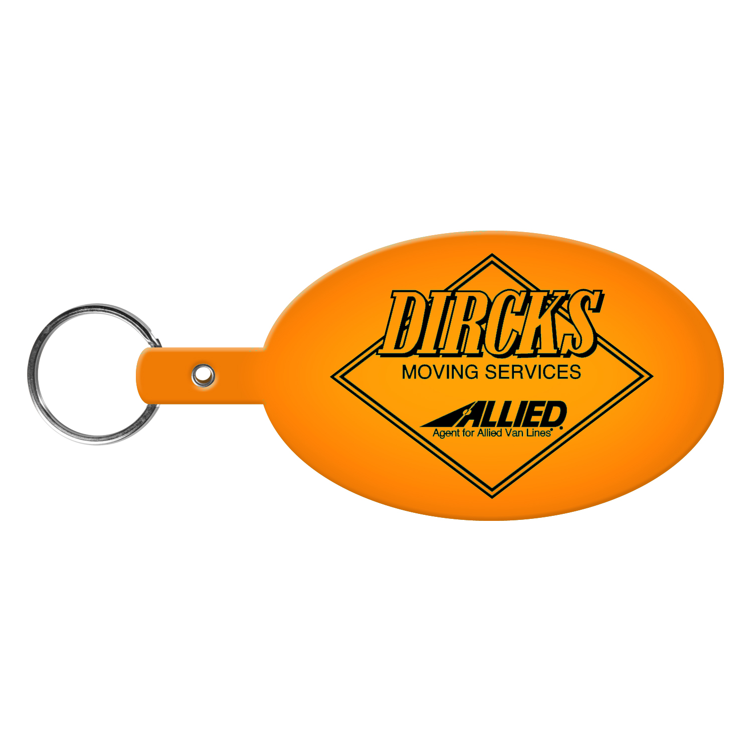 Picture of Large Oval Shaped Flexible Key Tag