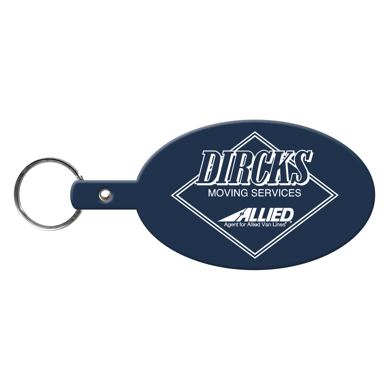 Picture of Large Oval Shaped Flexible Key Tag