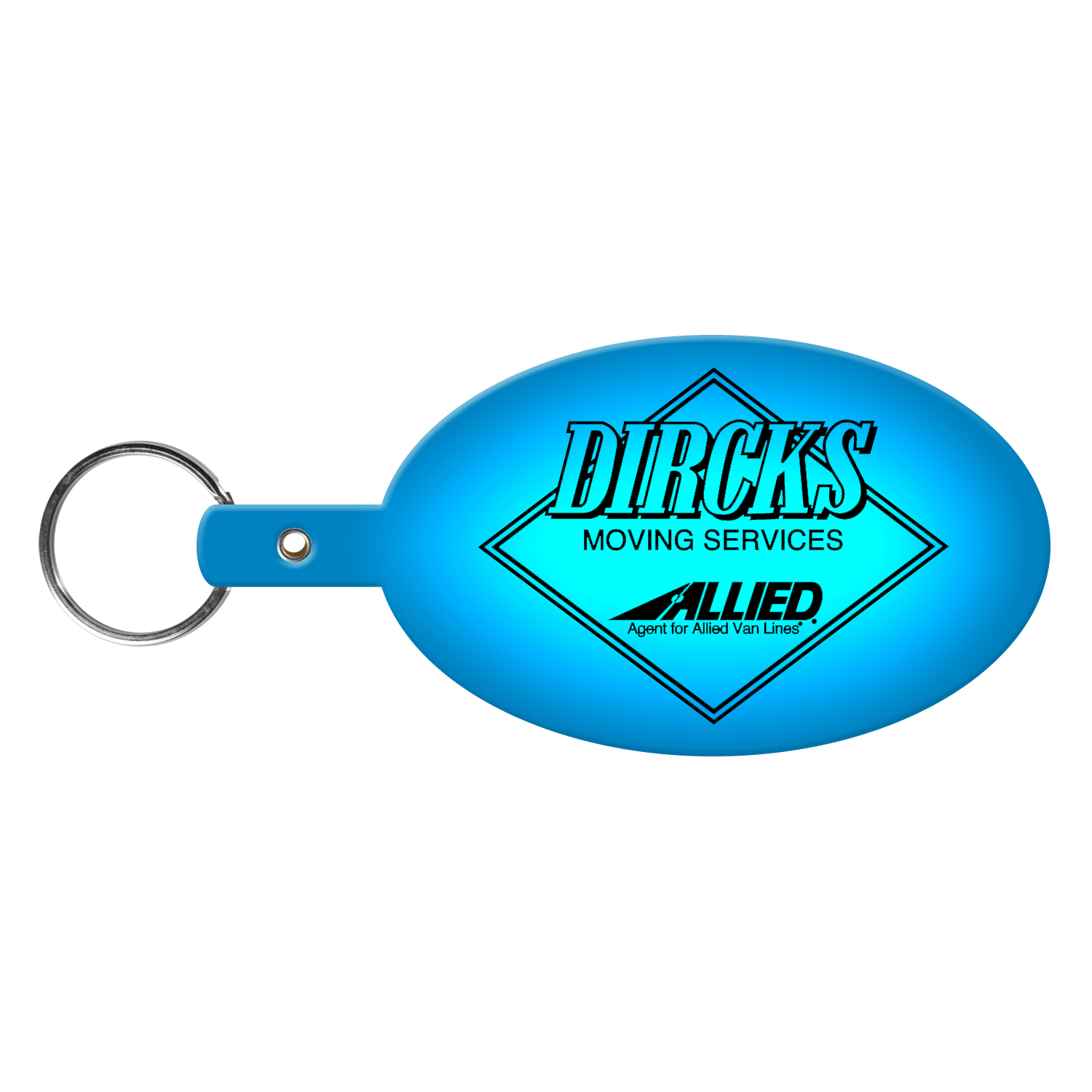 Picture of Large Oval Shaped Flexible Key Tag