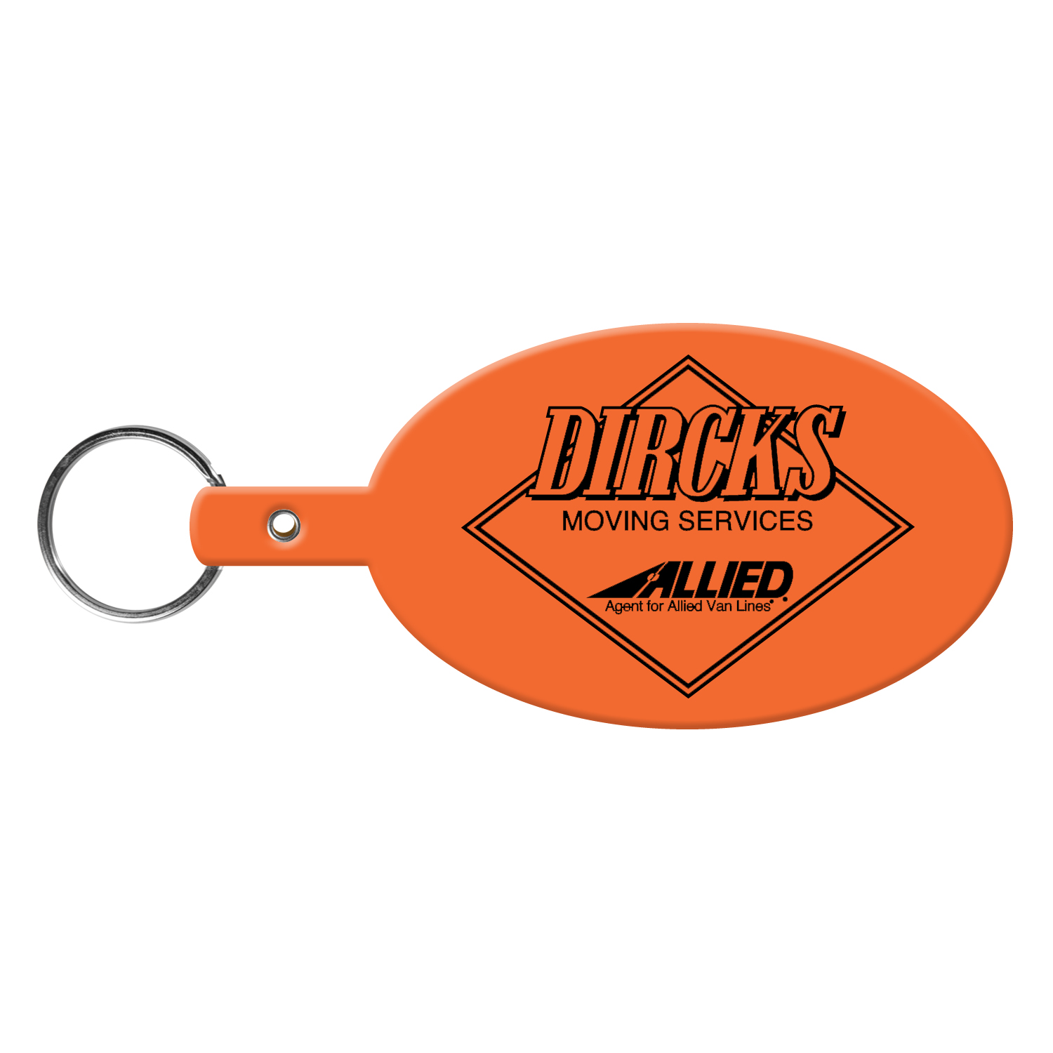 Picture of Large Oval Shaped Flexible Key Tag