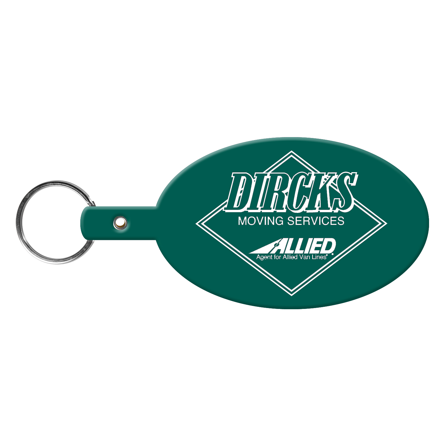 Picture of Large Oval Shaped Flexible Key Tag