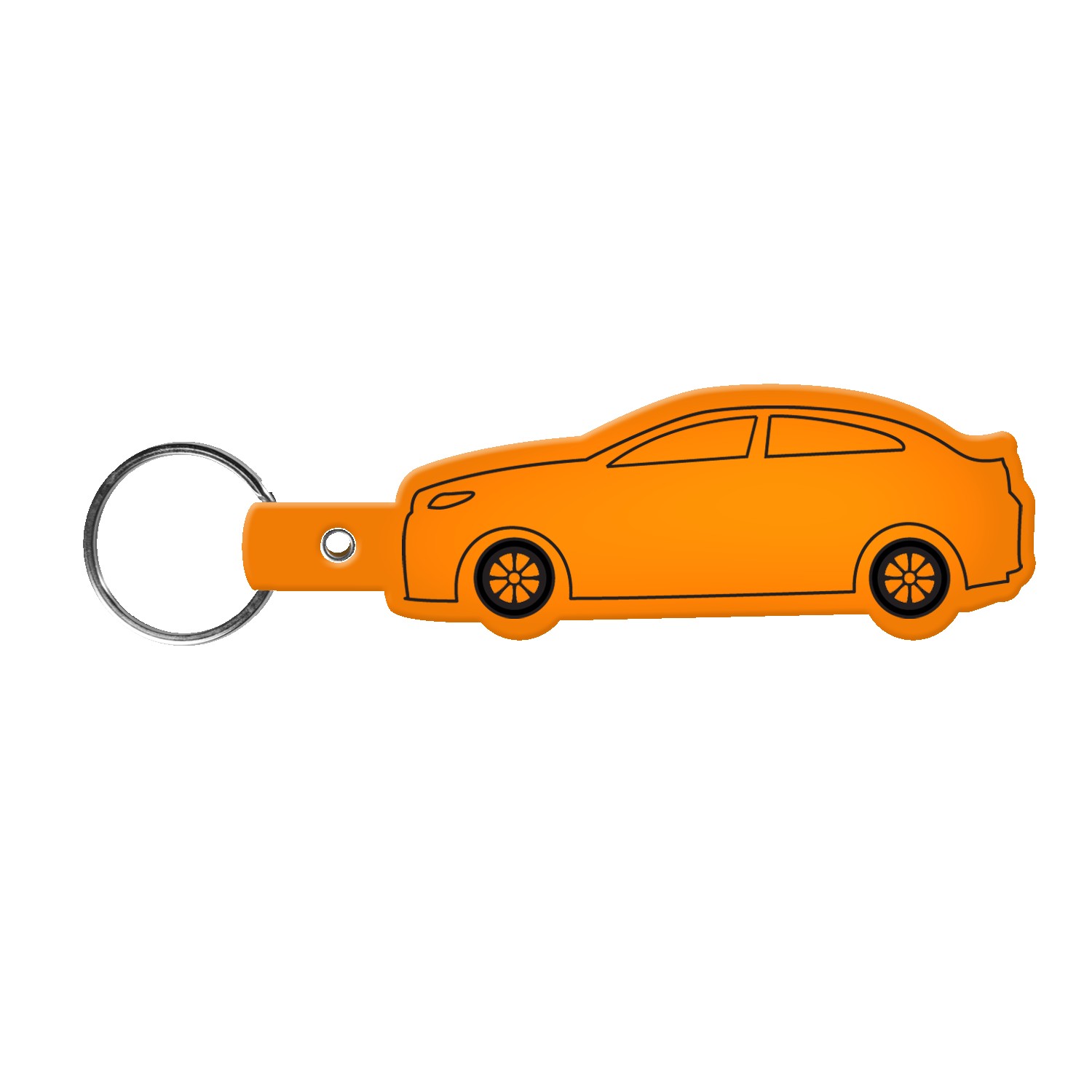 Picture of Car Shaped Flexible Key Tag