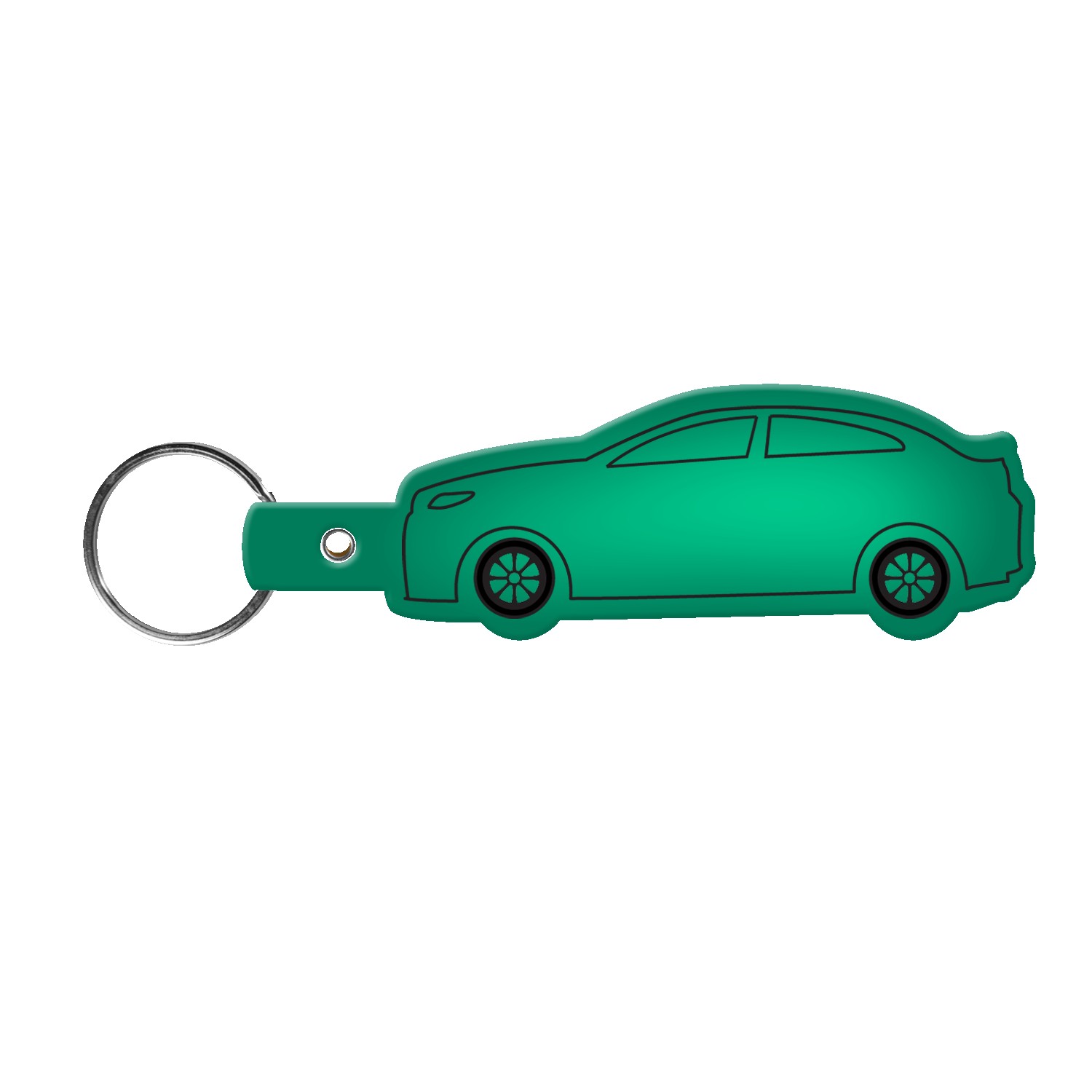 Picture of Car Shaped Flexible Key Tag