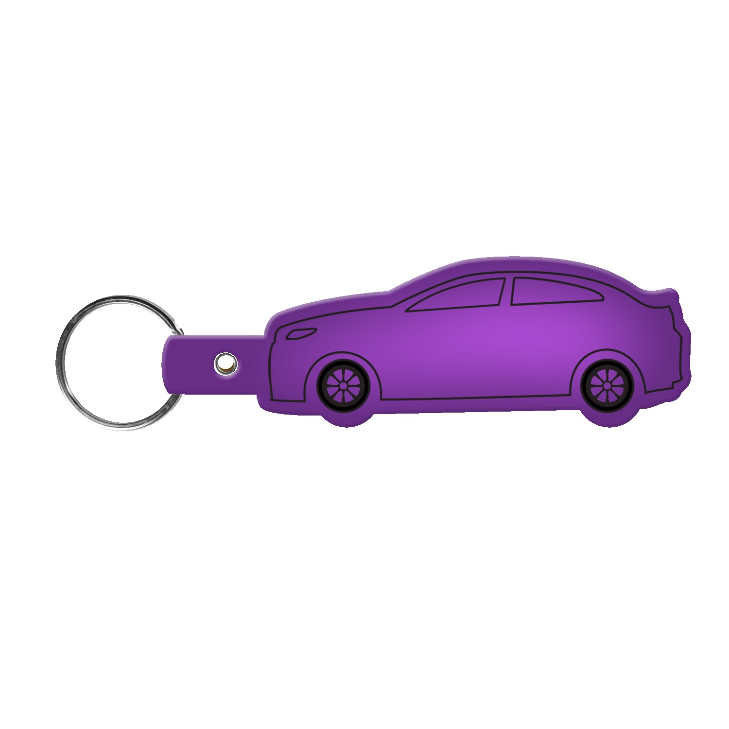 Picture of Car Shaped Flexible Key Tag