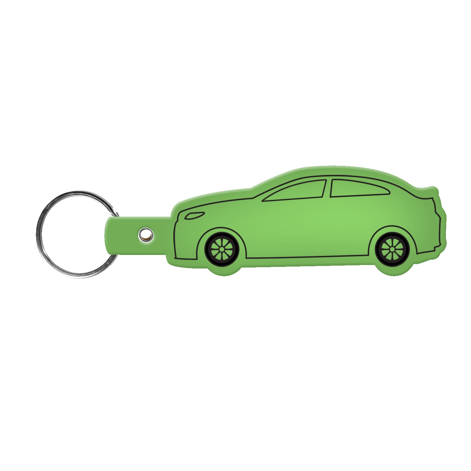 Picture of Car Shaped Flexible Key Tag