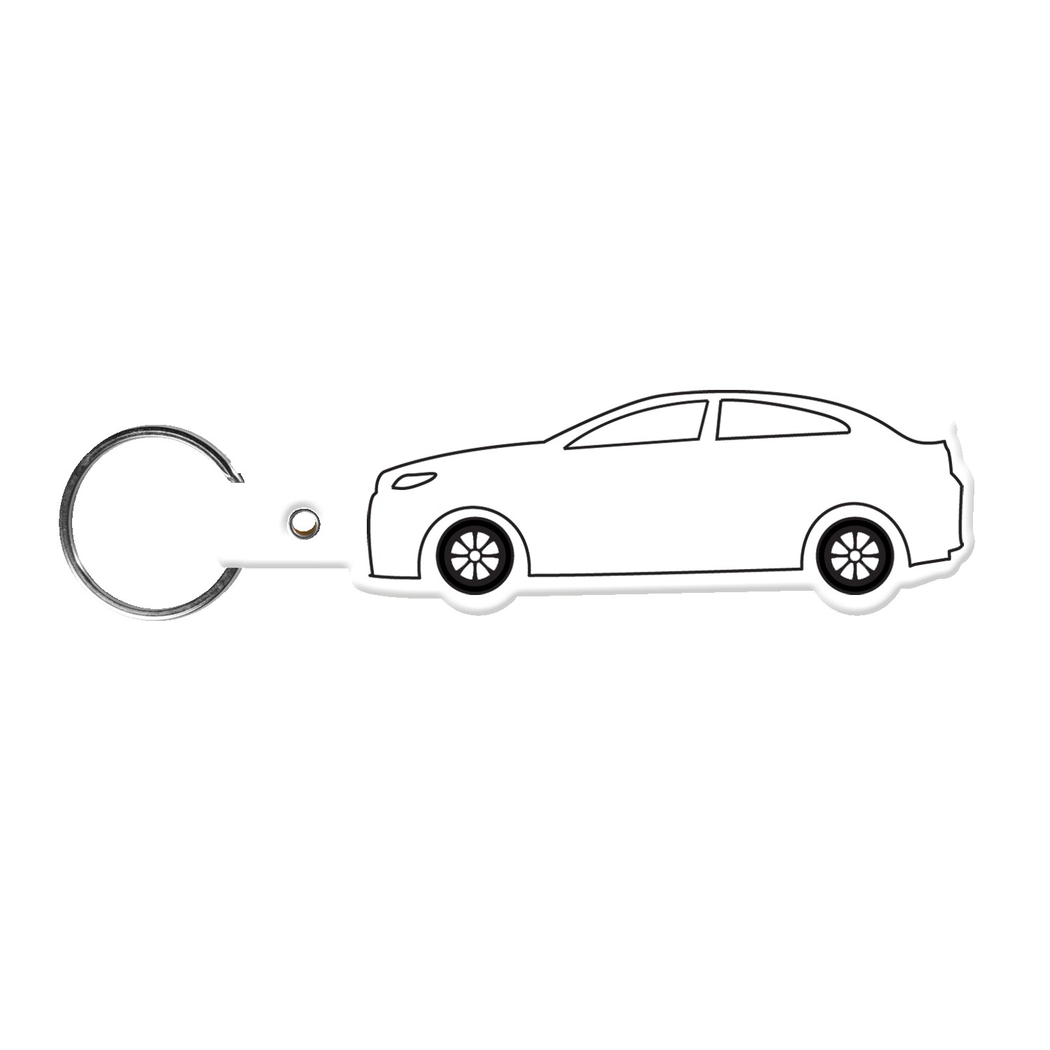 Picture of Car Shaped Flexible Key Tag