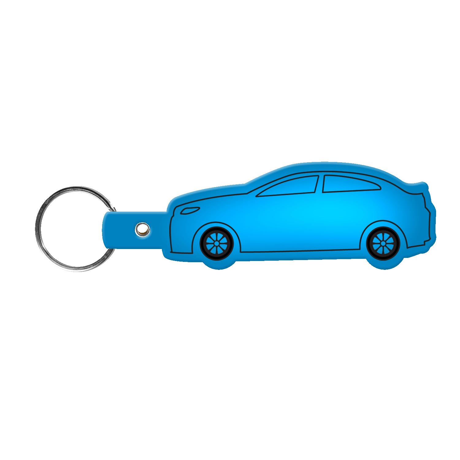 Picture of Car Shaped Flexible Key Tag