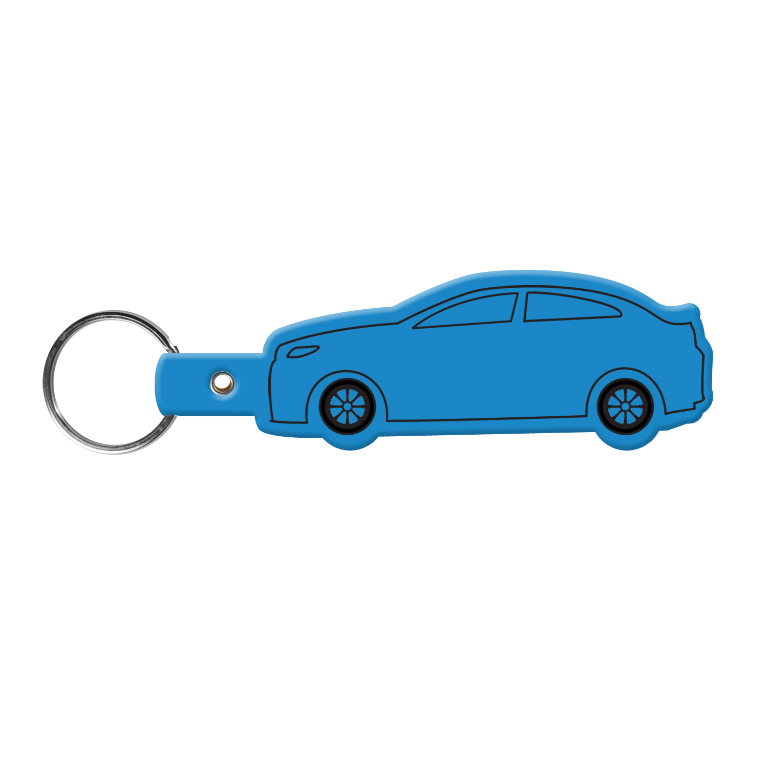 Picture of Car Shaped Flexible Key Tag