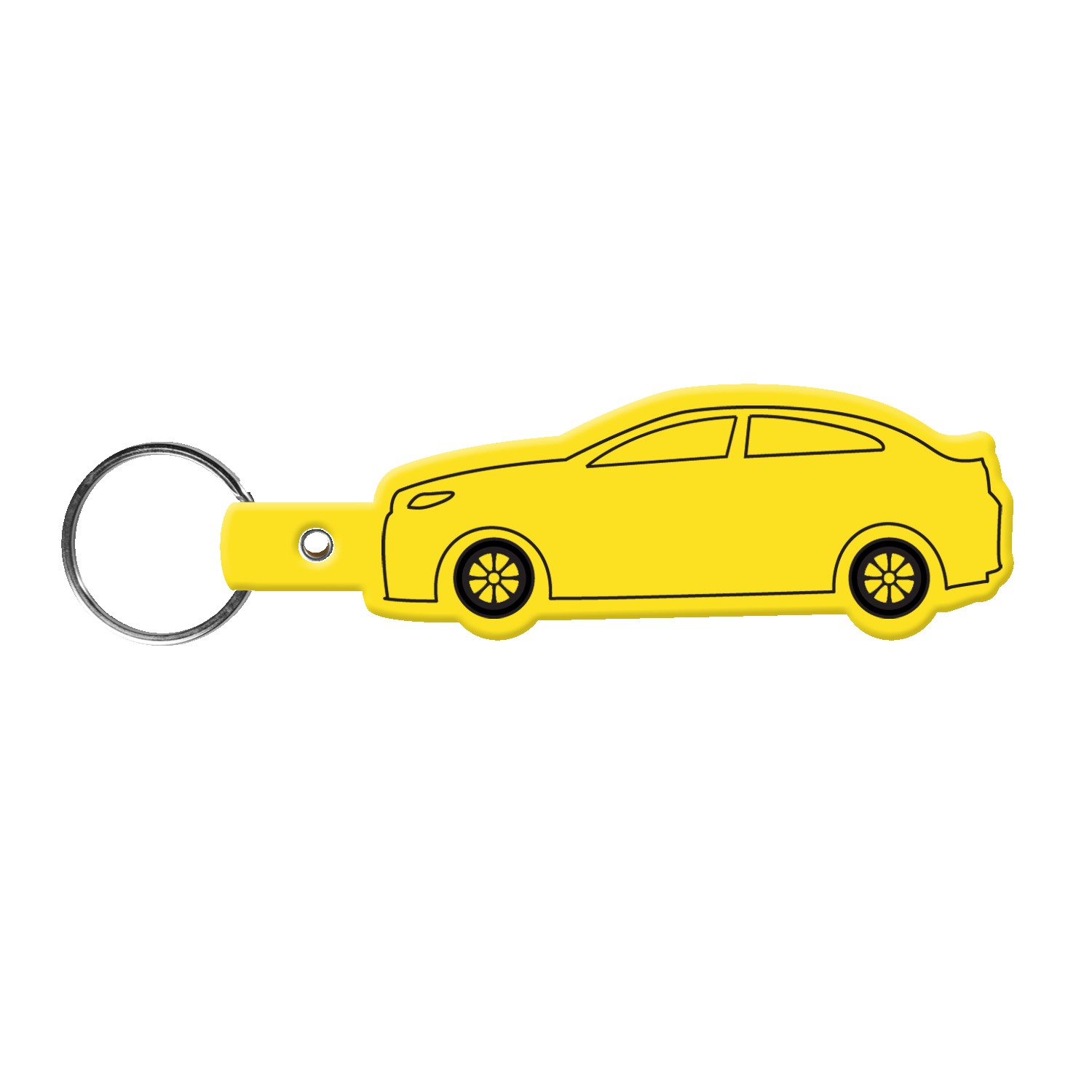 Picture of Car Shaped Flexible Key Tag