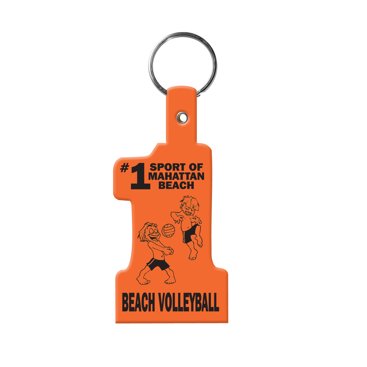 Picture of #1 Shape Flexible Key Tag
