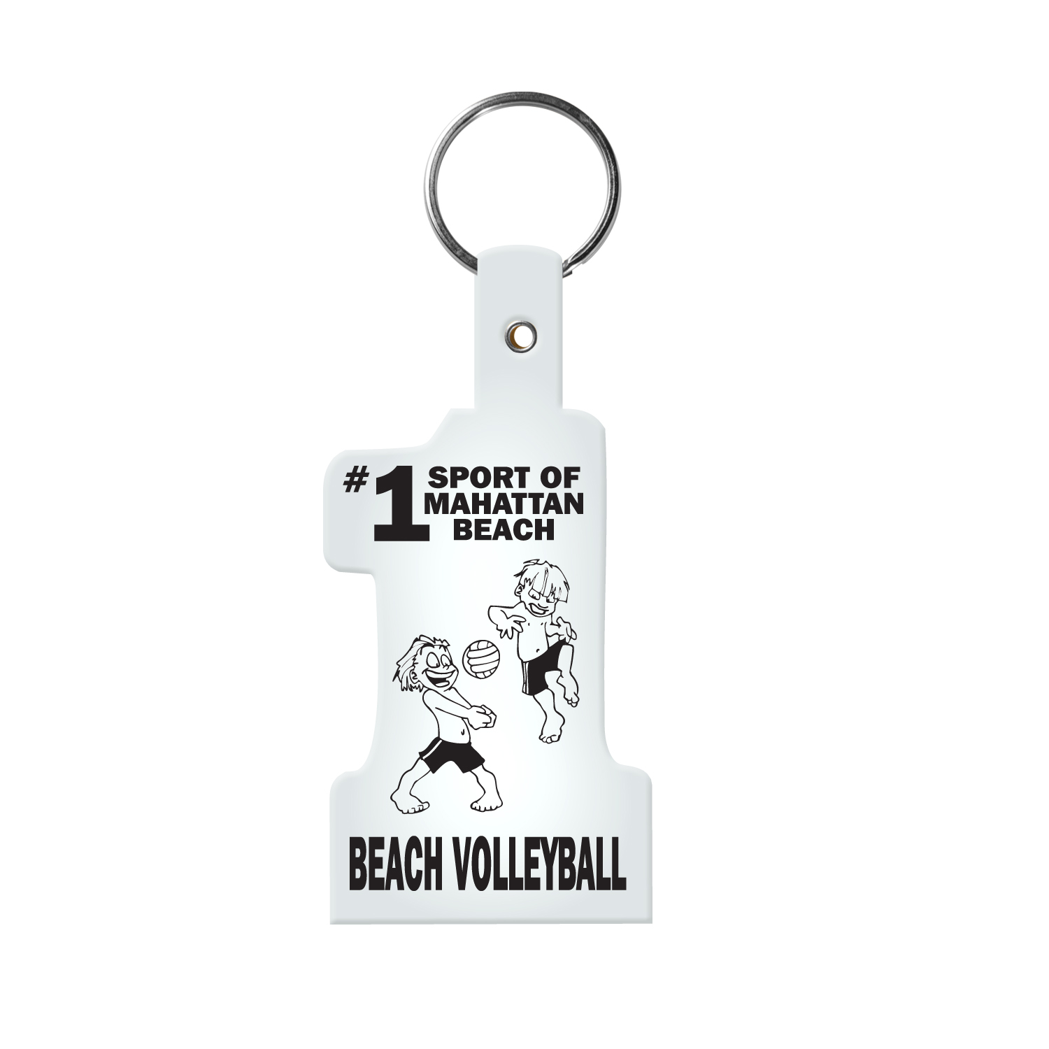 Picture of #1 Shape Flexible Key Tag
