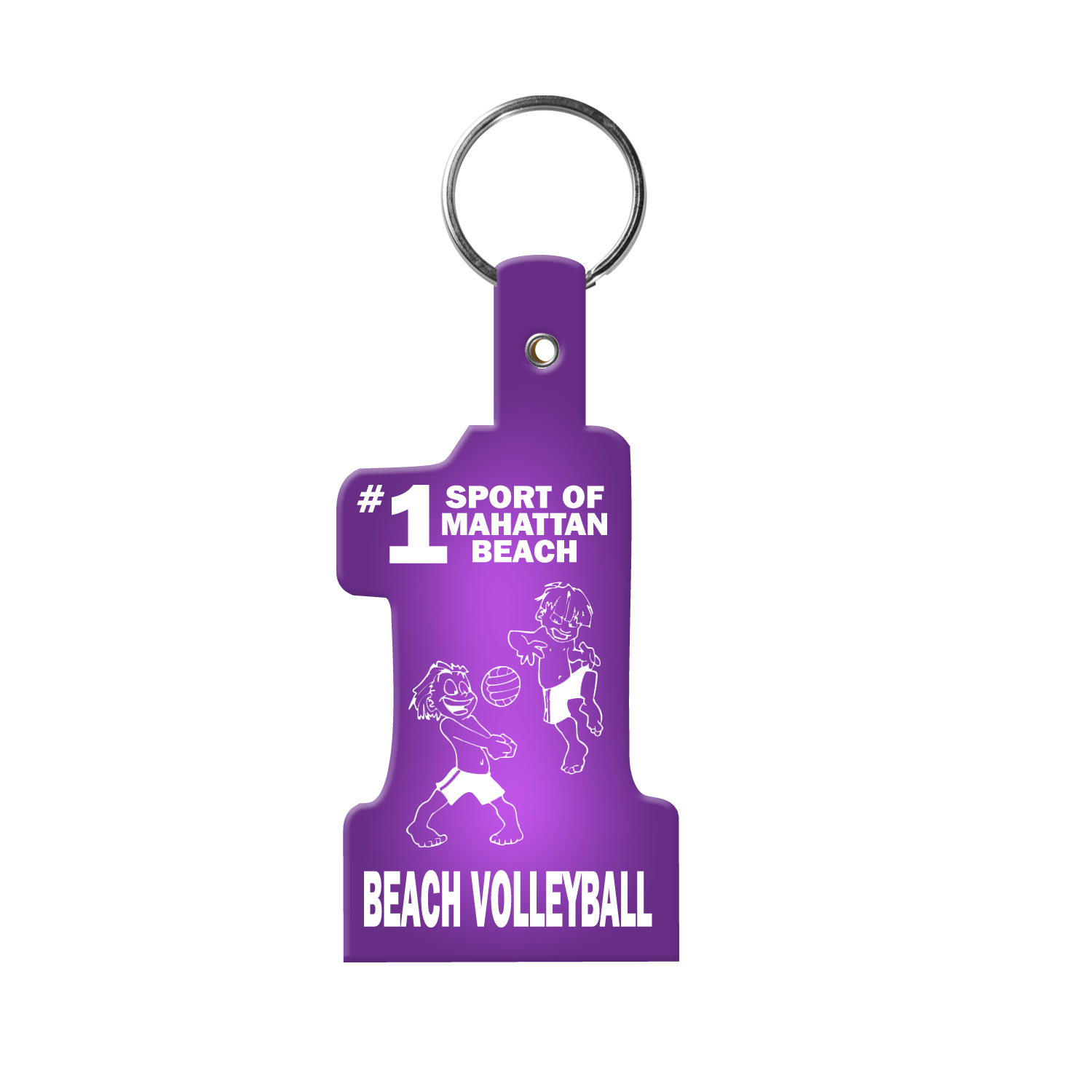Picture of #1 Shape Flexible Key Tag
