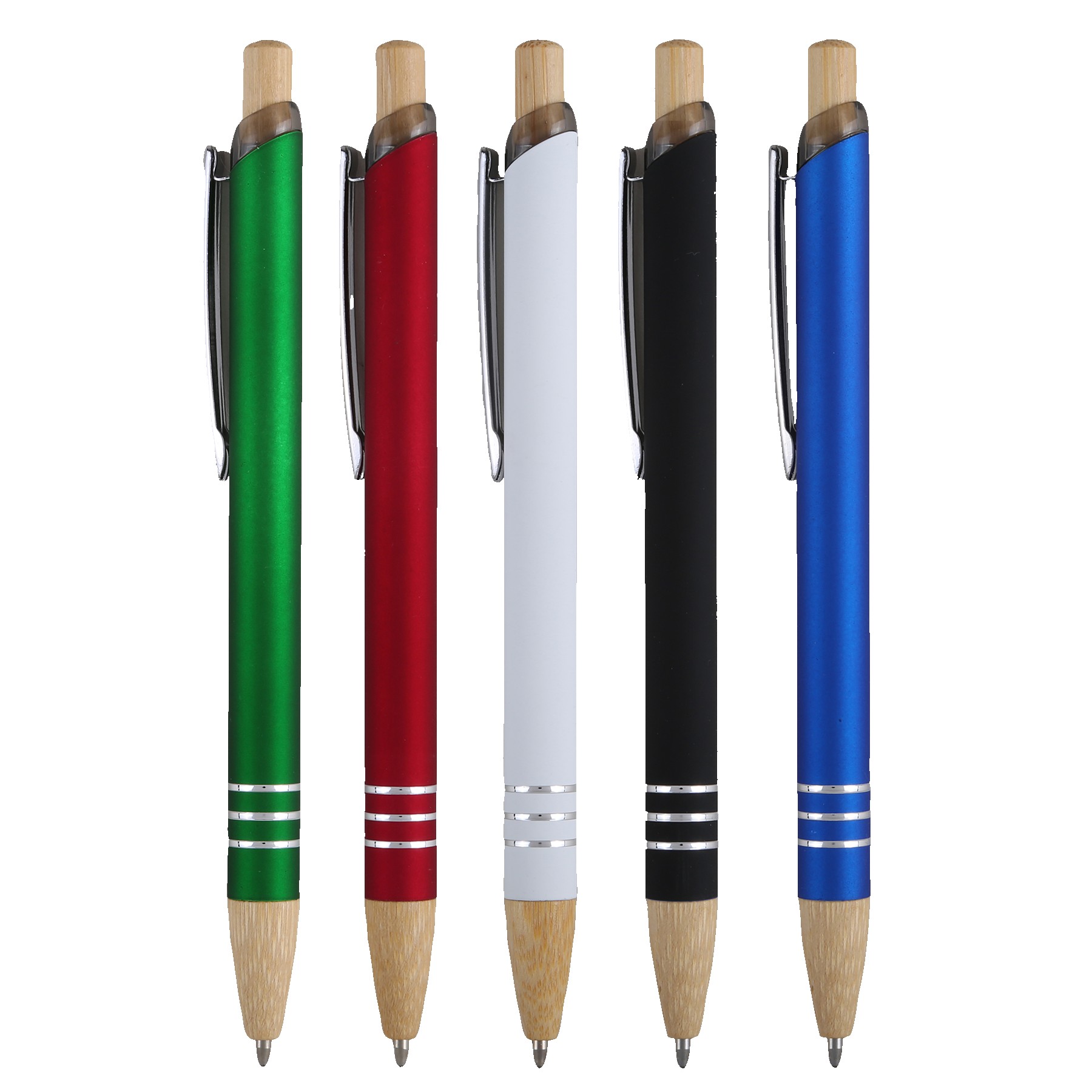 Picture of Venosa Velvet-Touch Aluminum Pen w/Bamboo Accents