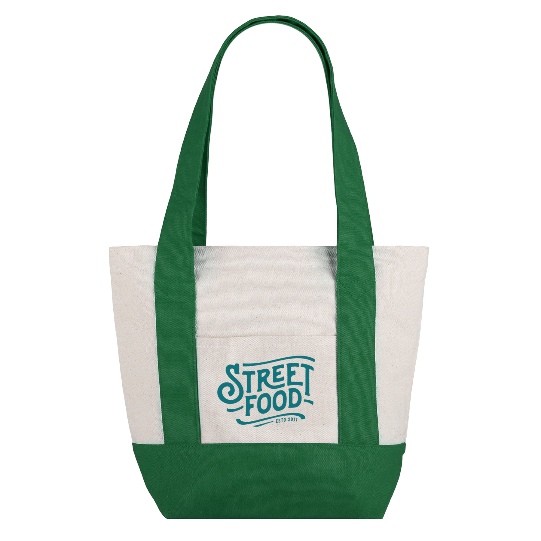 Picture of Small TJ Cotton Canvas Zippered Tote
