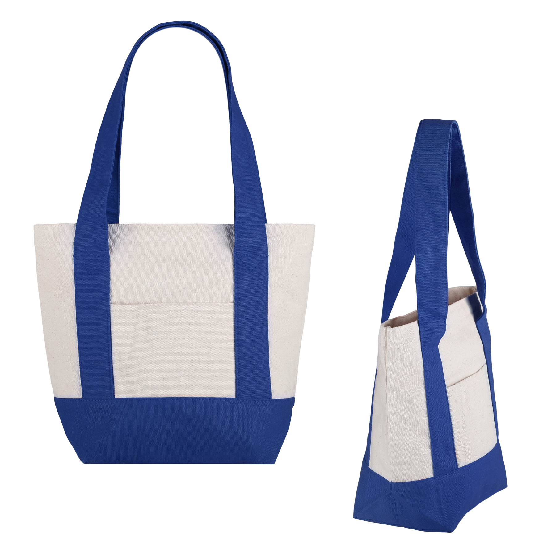 Picture of Small TJ Cotton Canvas Zippered Tote