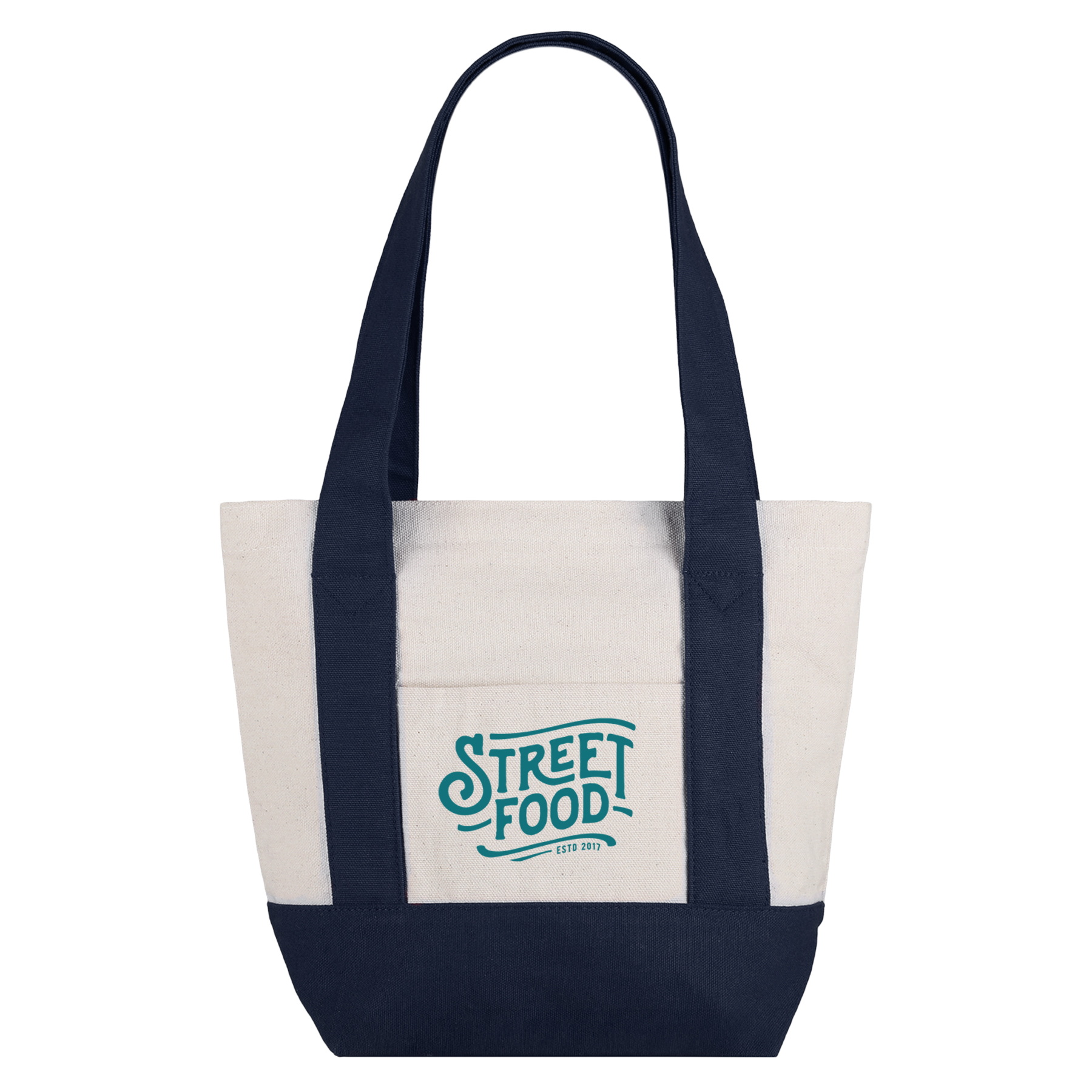 Picture of Small TJ Cotton Canvas Zippered Tote