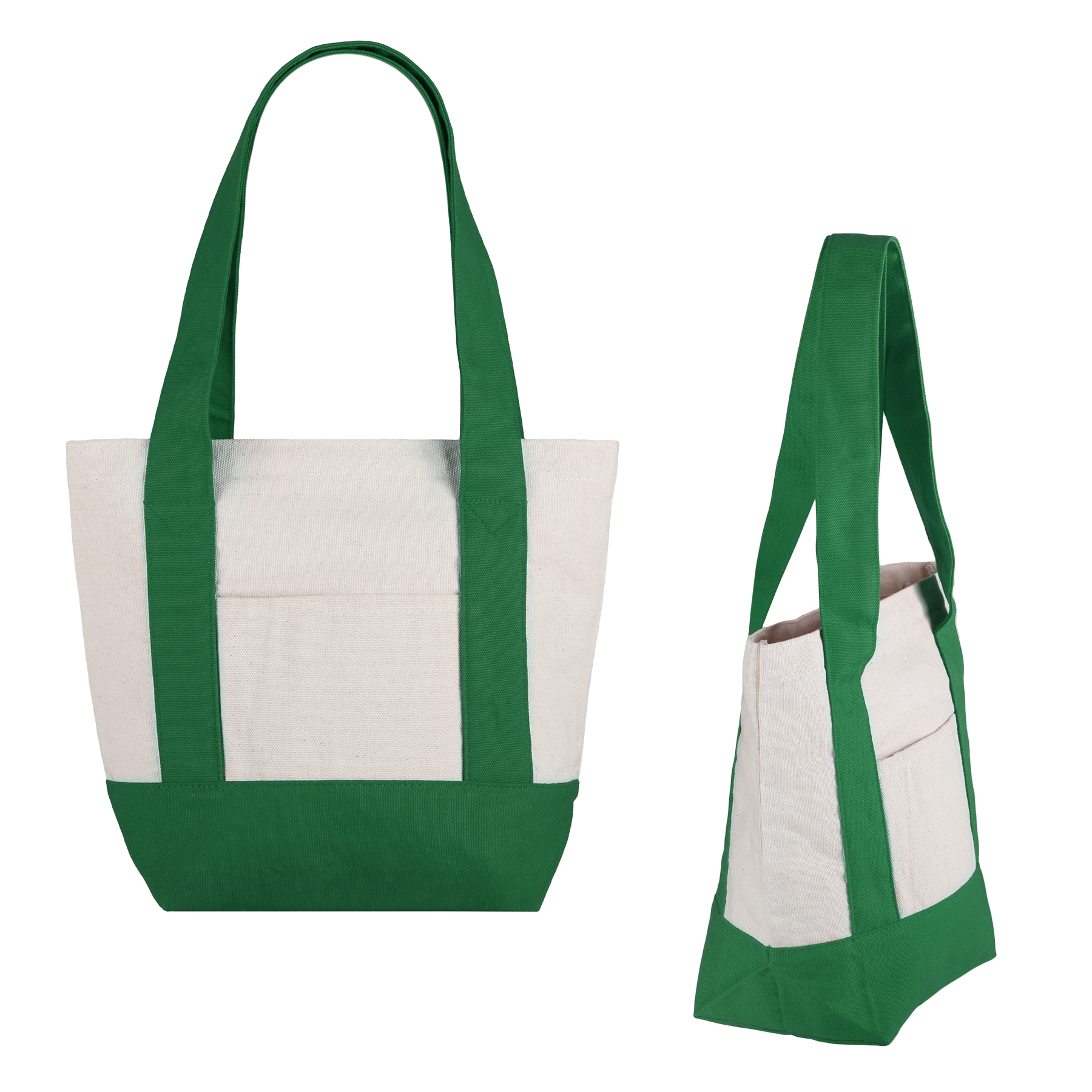 Picture of Small TJ Cotton Canvas Zippered Tote