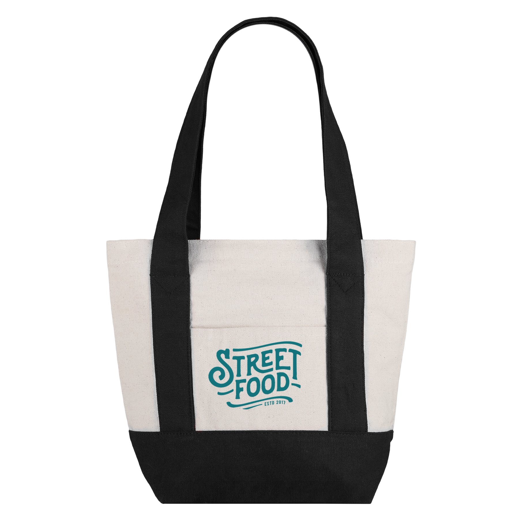 Picture of Small TJ Cotton Canvas Zippered Tote
