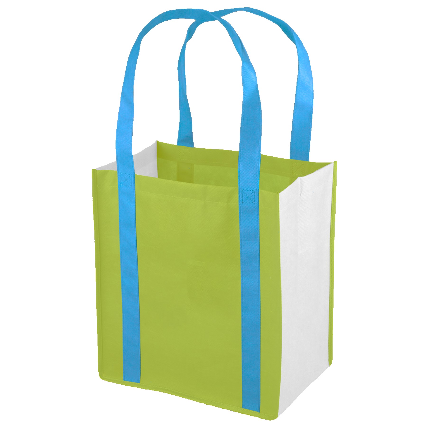 Picture of Color Combination Non-Woven Grocery Tote Bag