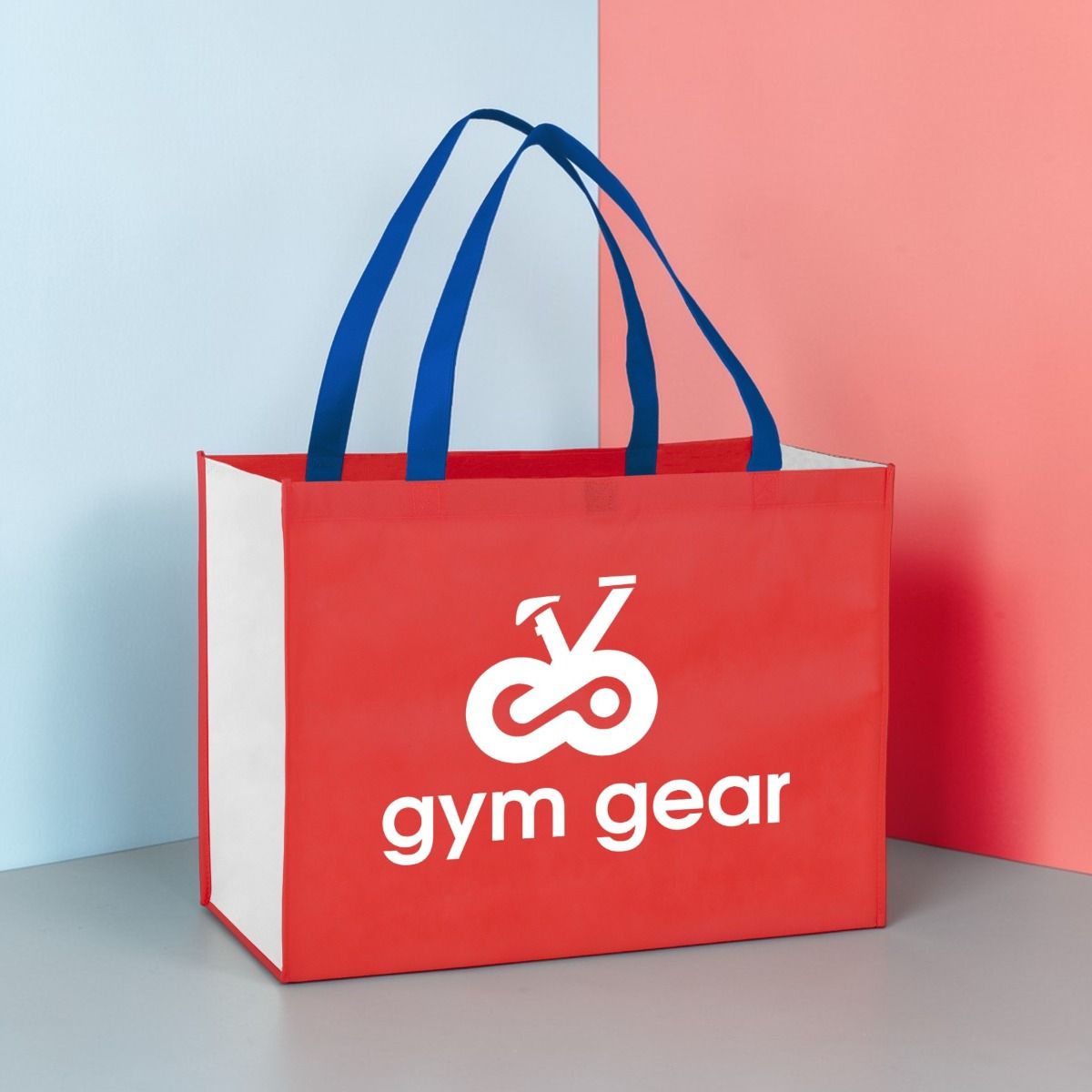 Picture of Color Combination Non-Woven Shopping Tote Bag