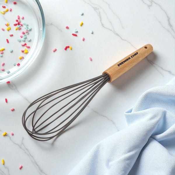 Picture of Silicone Whisk w/Bamboo Handle
