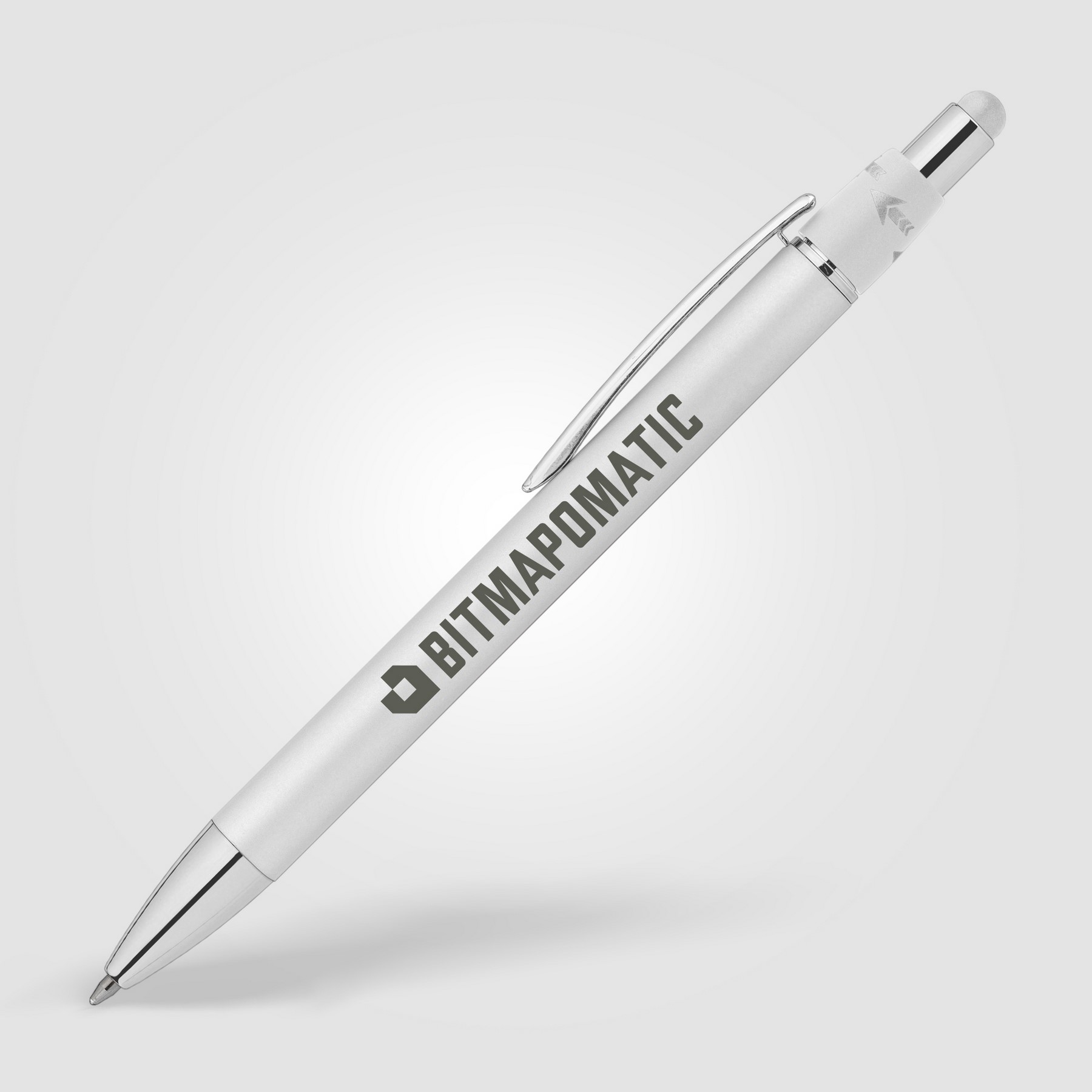 Picture of Orbit Spinner Chrome Metal Pen w/ Stylus