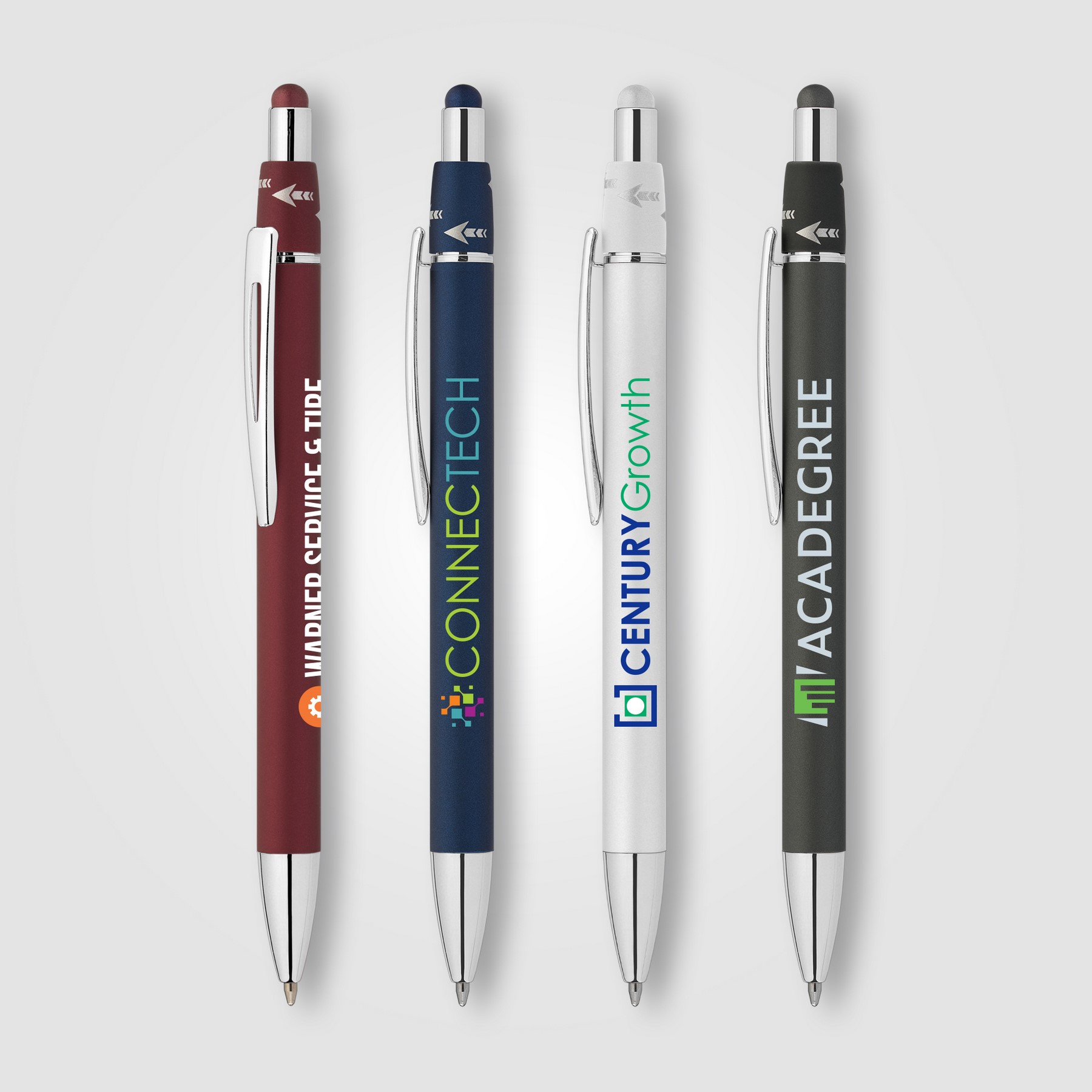 Picture of Orbit Spinner Chrome Metal Pen w/ Stylus