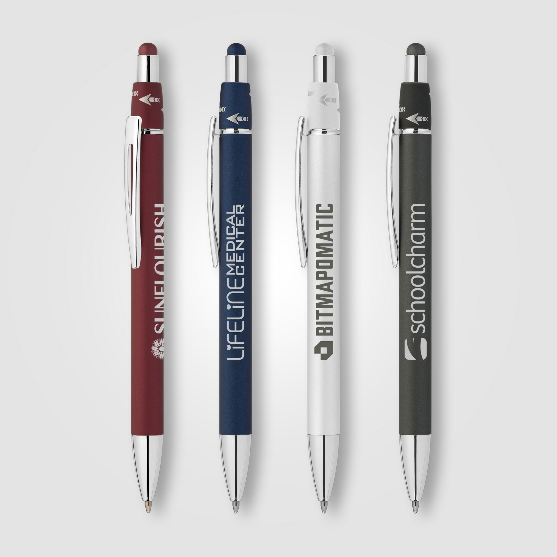 Picture of Orbit Spinner Chrome Metal Pen w/ Stylus