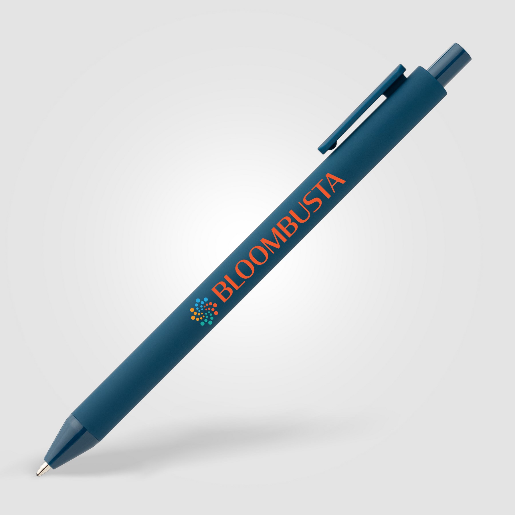 Picture of Bloom Recycled Plastic Retractable Soft Touch Pen