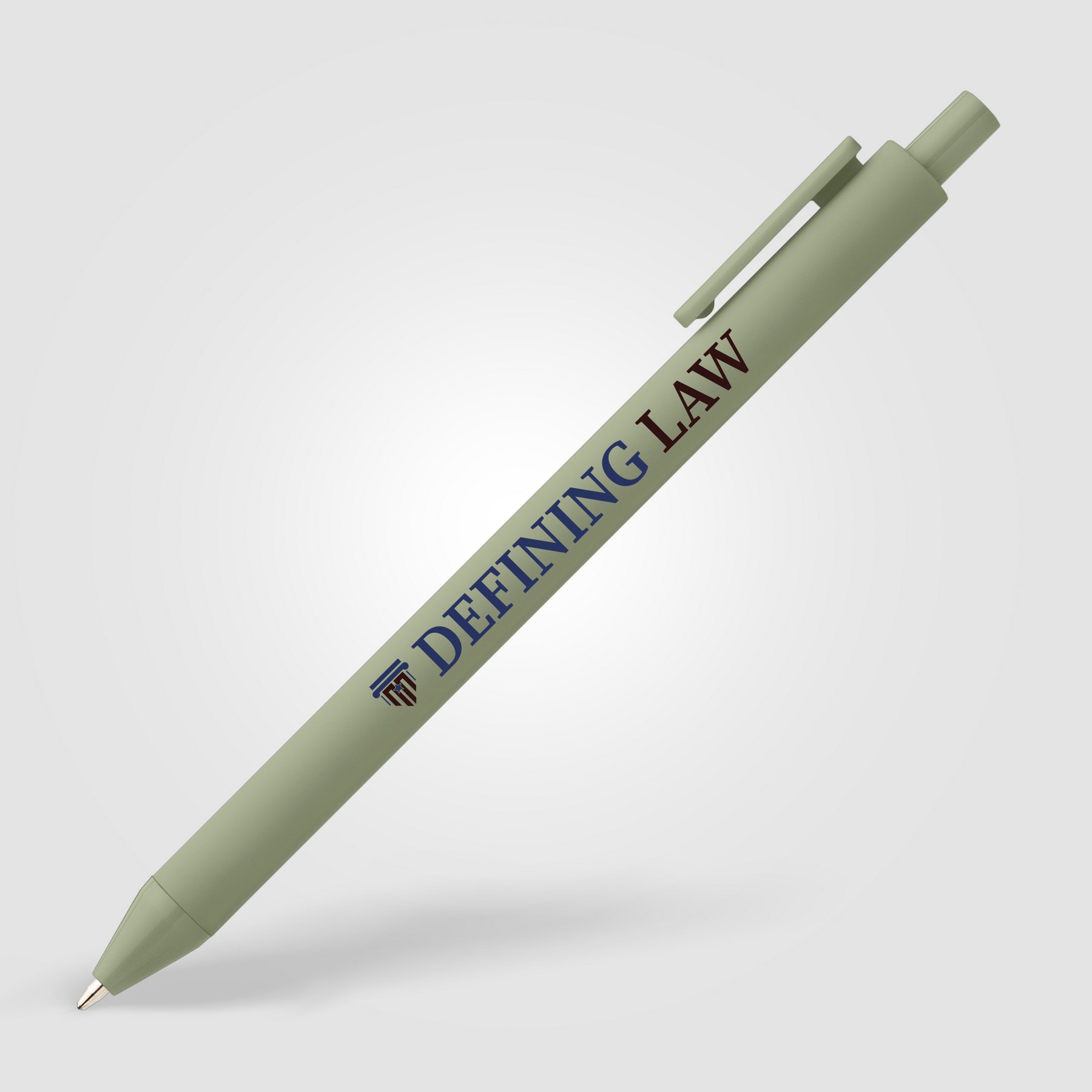 Picture of Bloom Recycled Plastic Retractable Soft Touch Pen