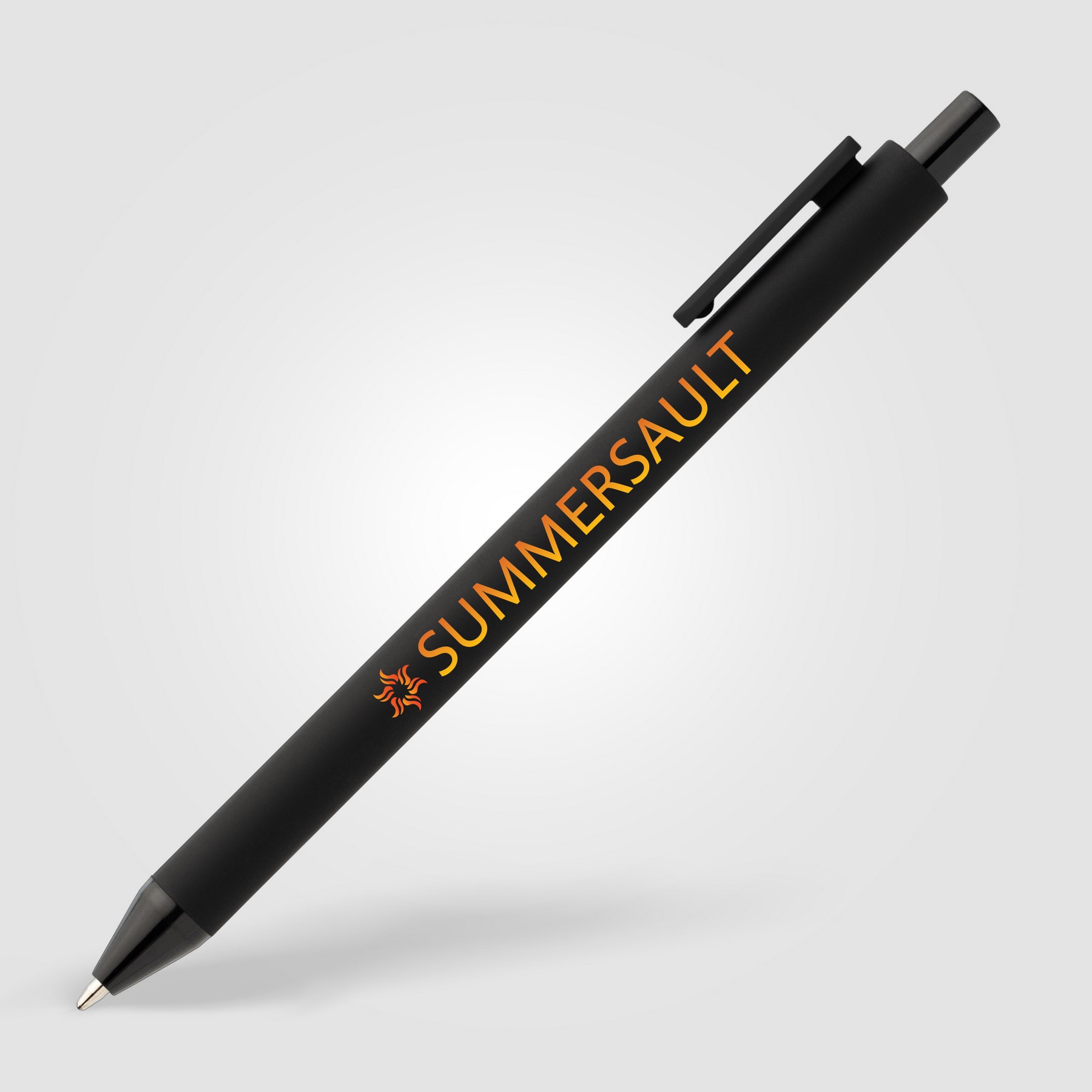 Picture of Bloom Recycled Plastic Retractable Soft Touch Pen