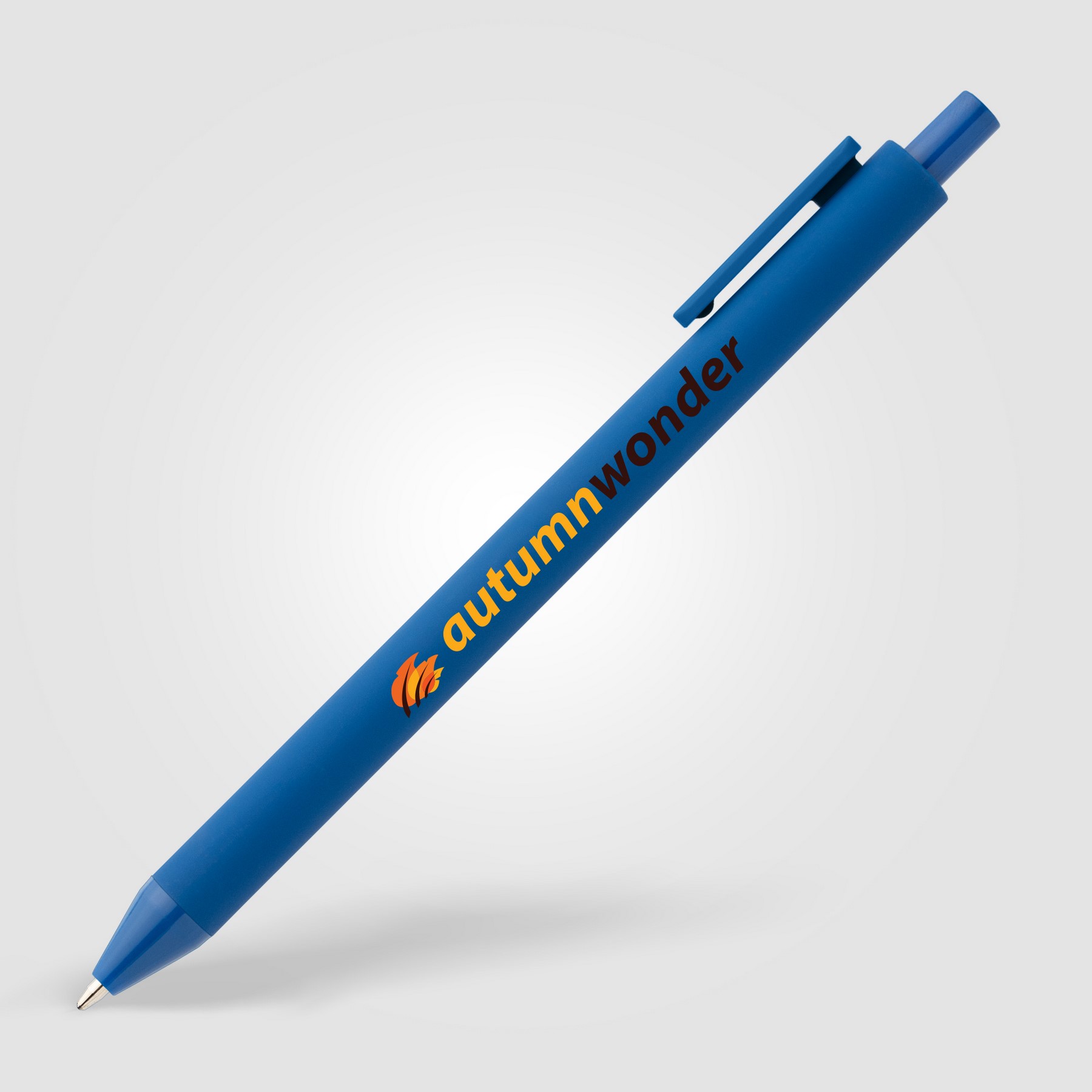 Picture of Bloom Recycled Plastic Retractable Soft Touch Pen
