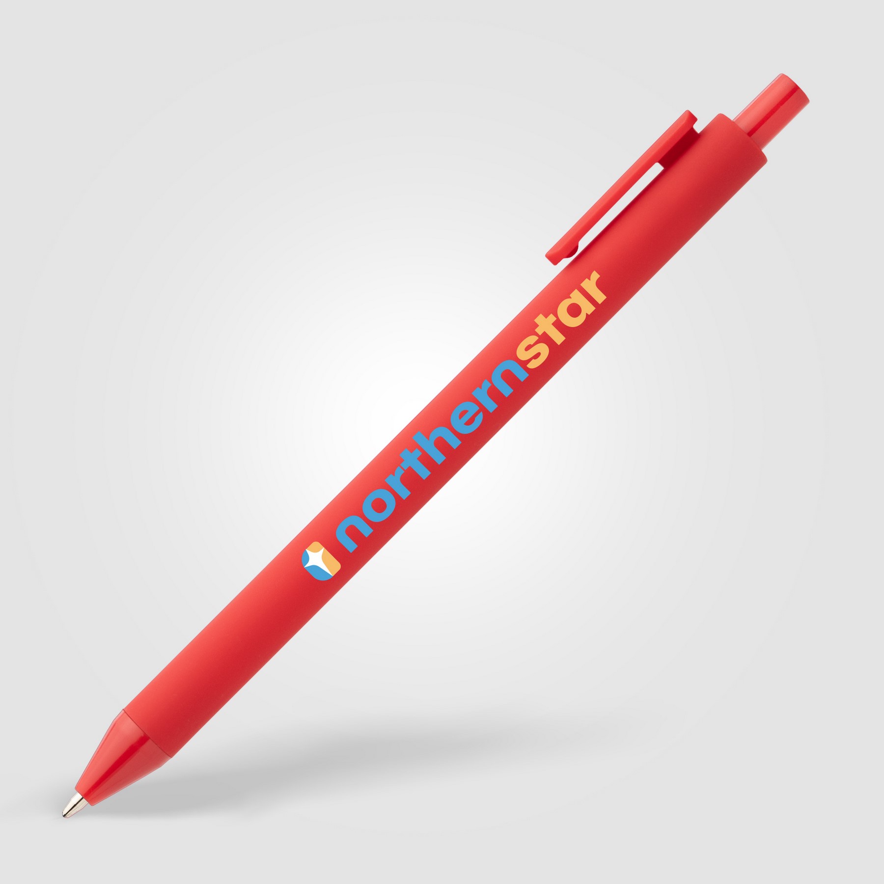 Picture of Bloom Recycled Plastic Retractable Soft Touch Pen